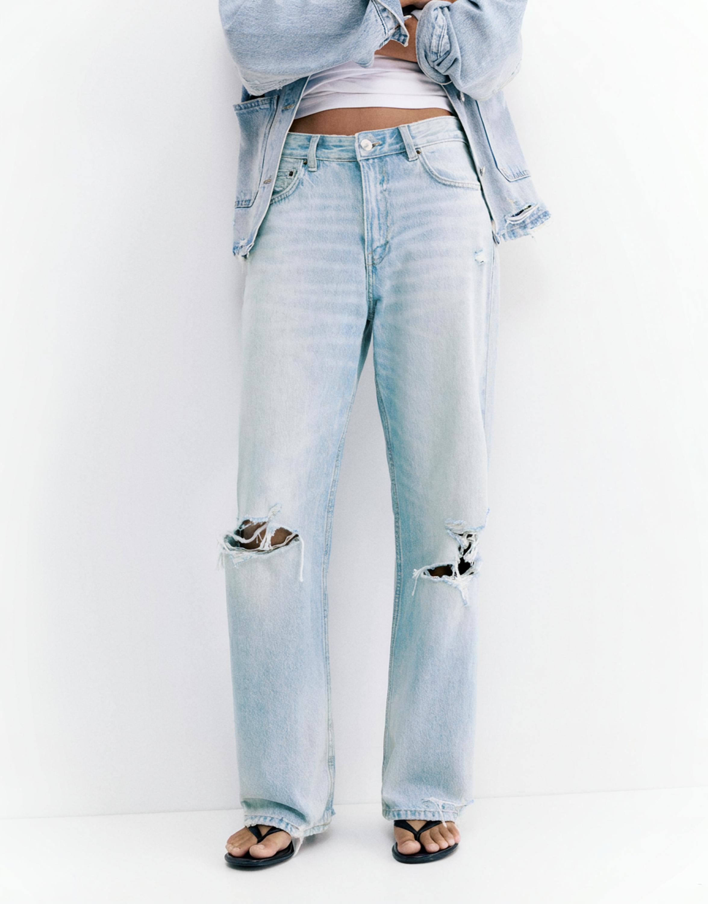 Orta bel straight fit jean - Görsel 171