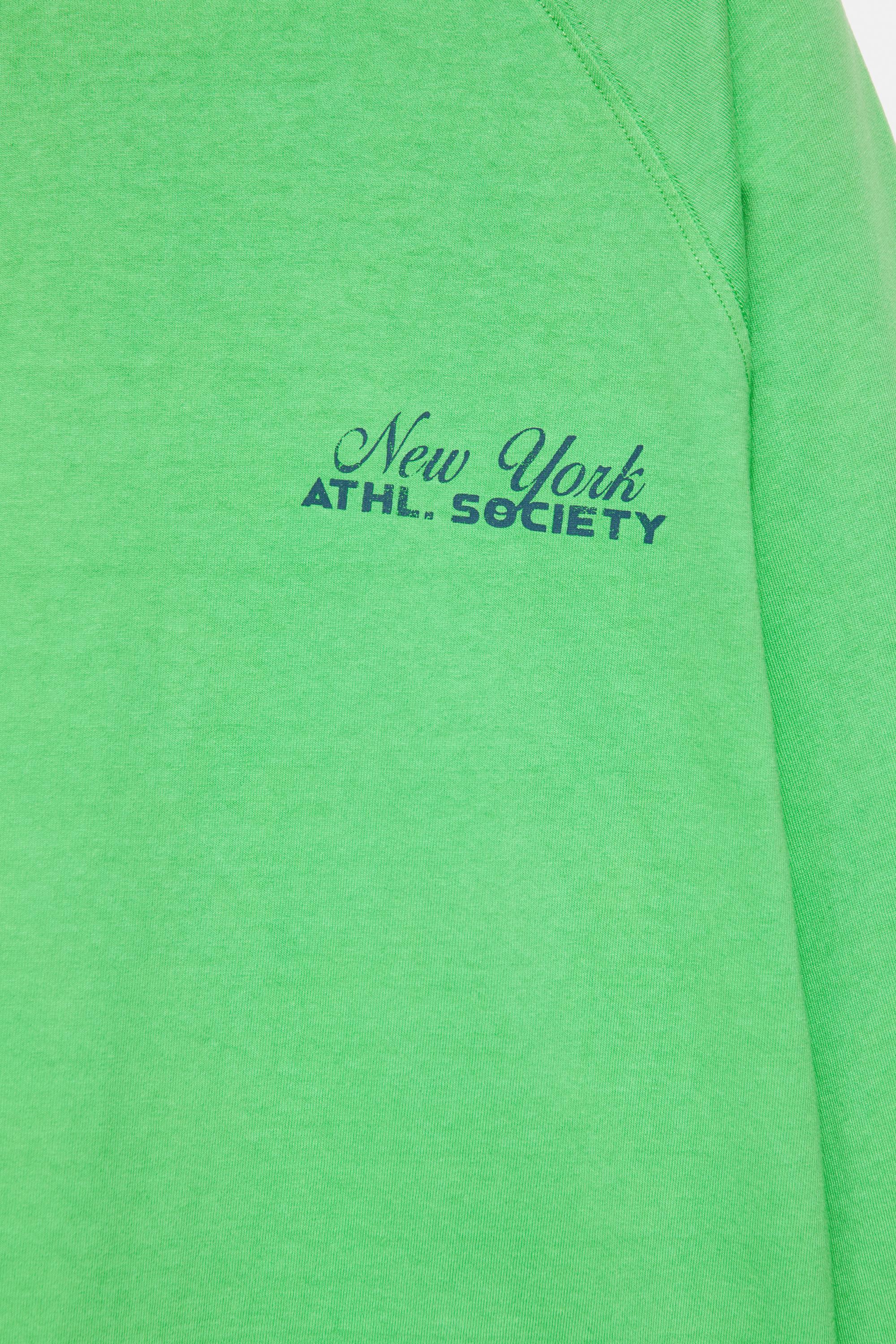 Raglan sleeve graphic T-shirt — Green