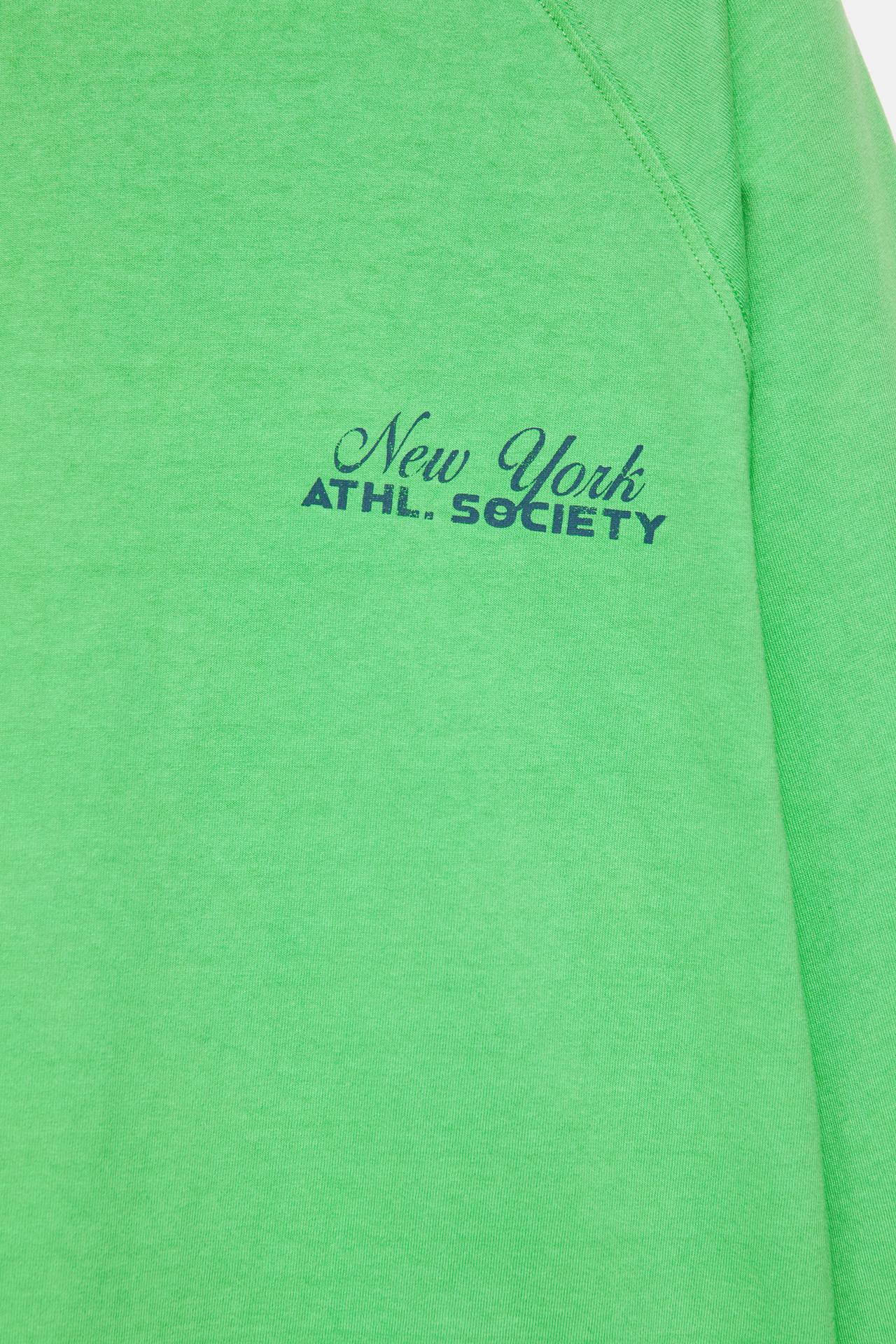 Green raglan sleeve T-shirt — Green