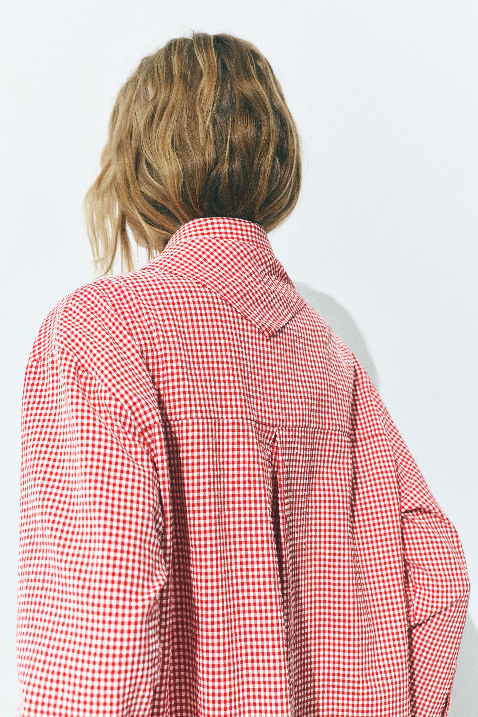 Pötikareli bandana gömlek - Görsel 7