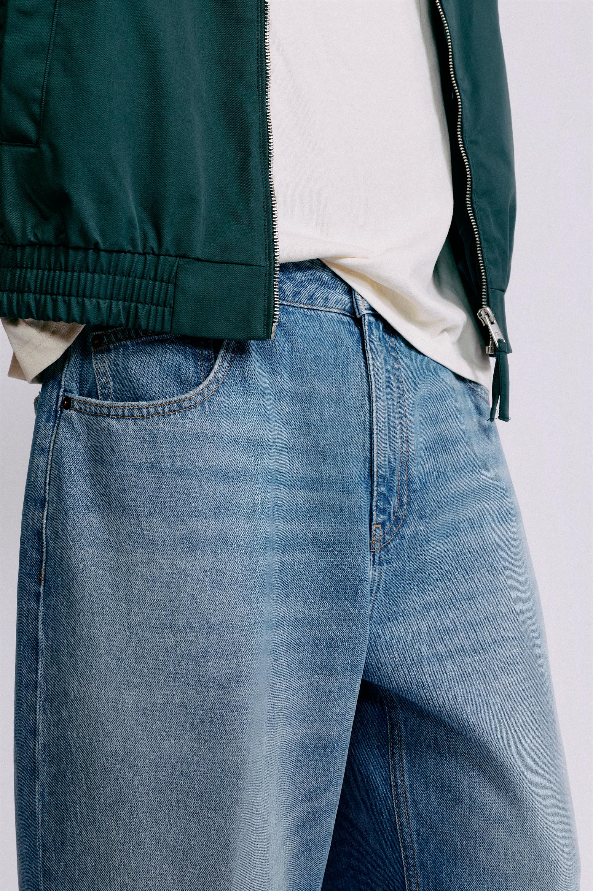 Relaxed baggy jeans — Medium blue
