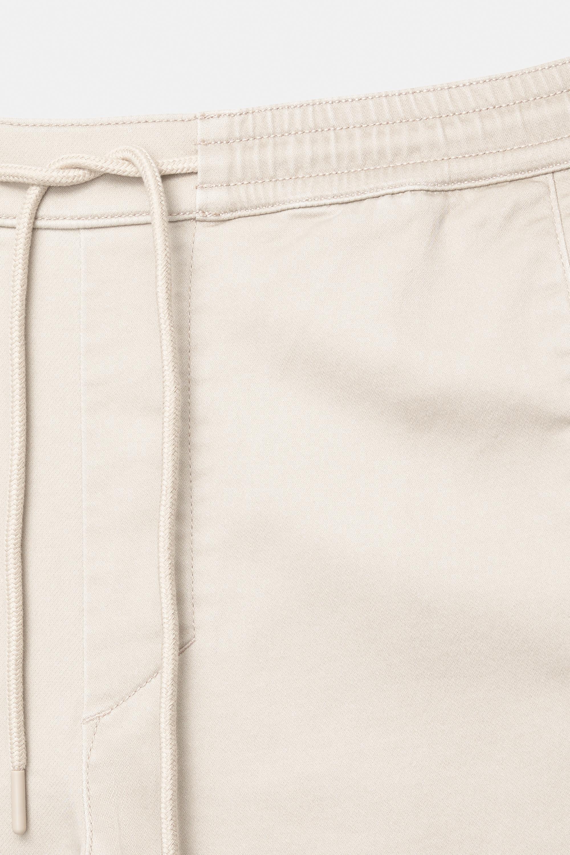 Comfort joggers — Stone