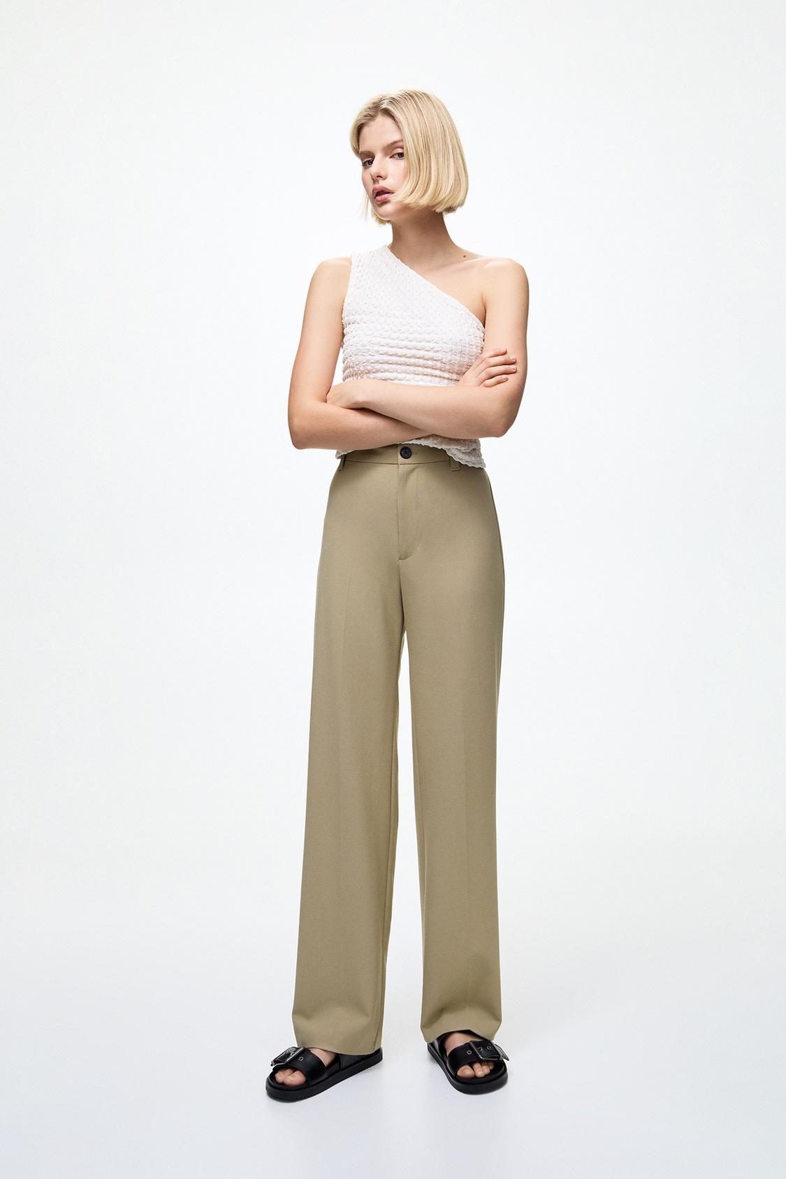 Stoffhose mit Straight-Leg - PULL&BEAR