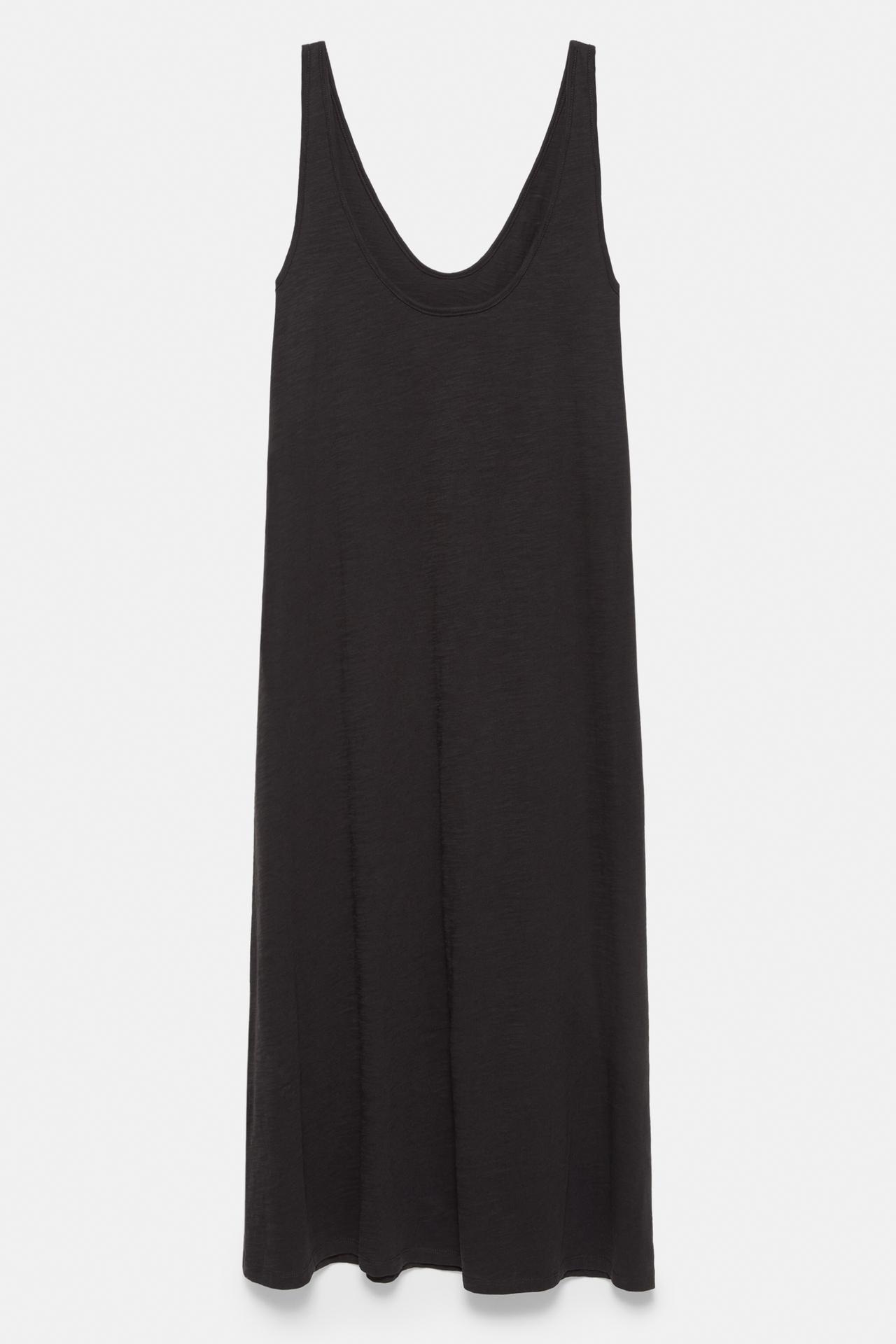Strappy midi dress — Anthracite grey