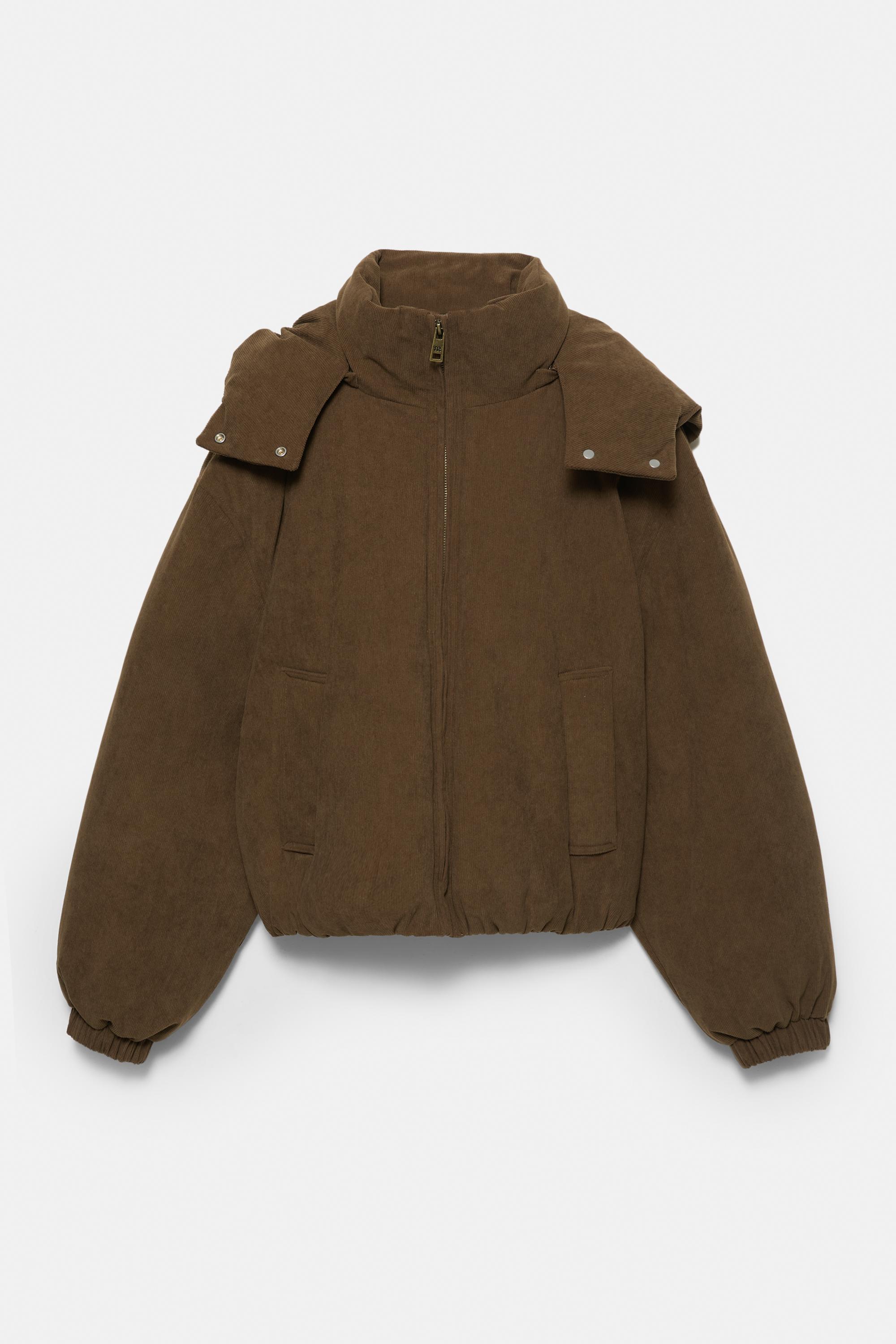 a*i様 ollun corduroy padded outer IVY OAK CARLY - Krótki płaszcz/piaskowy - Zalando.pl