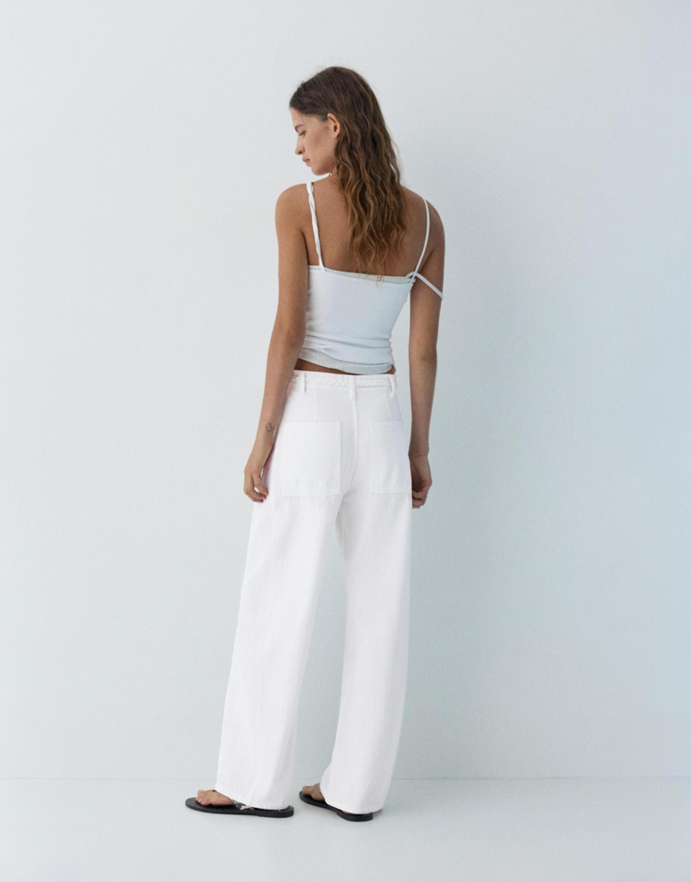 Balon bağcıklı jean - Görsel 28