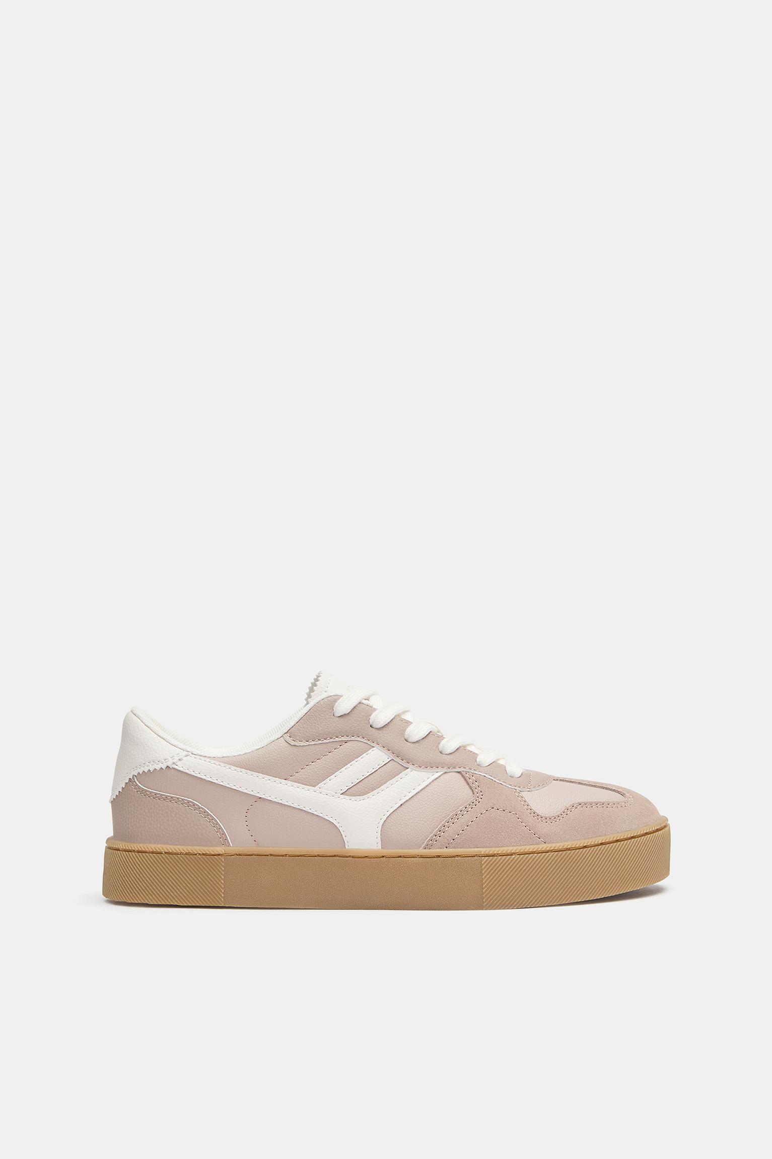 Chunky retro trainers — Pink