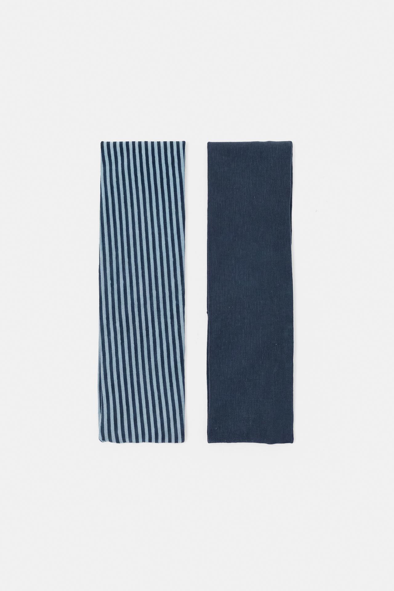 Pack of 2 elastic headbands — Blue