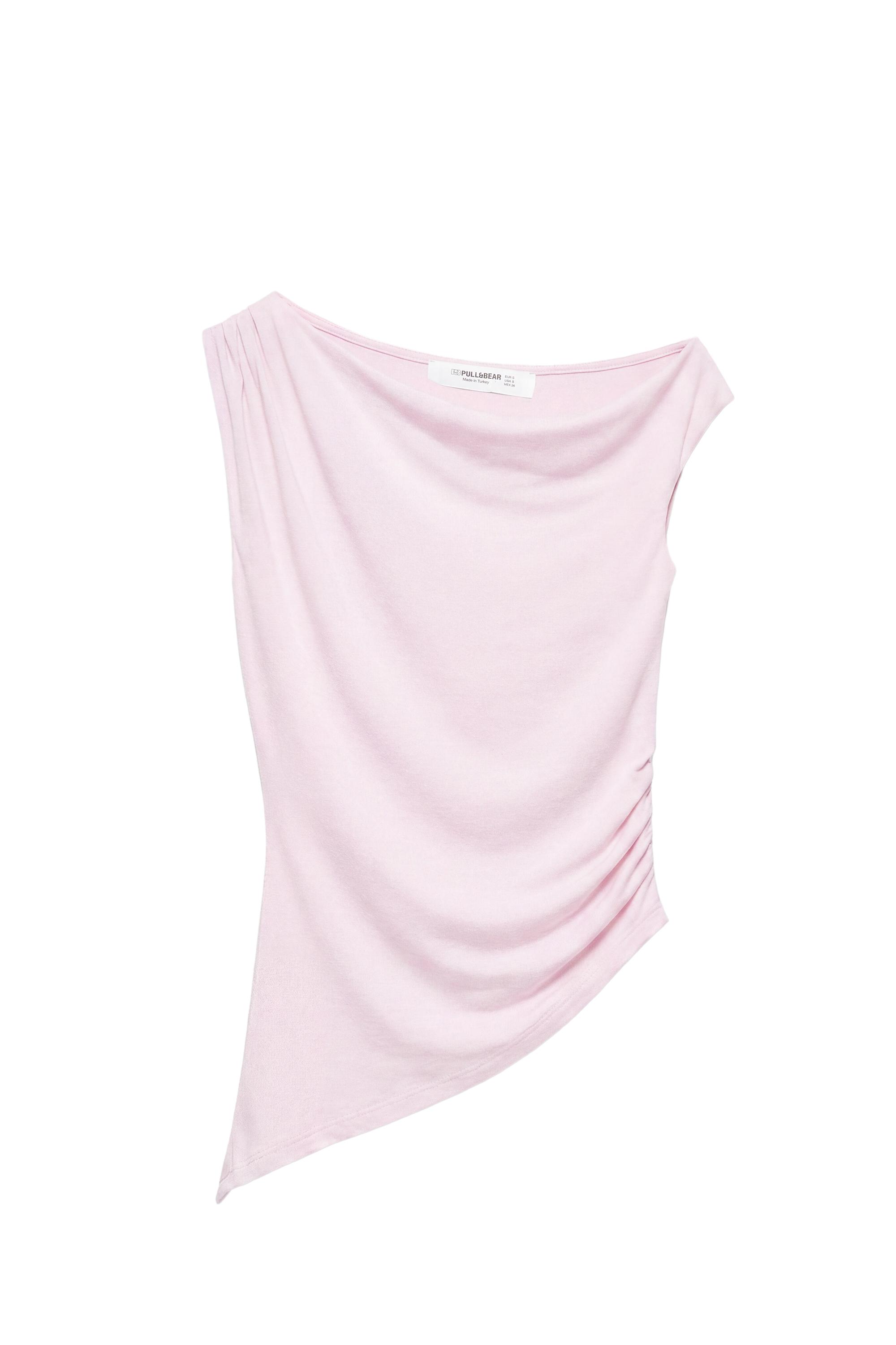 Pull&Bear Asimetrik top görsel 4