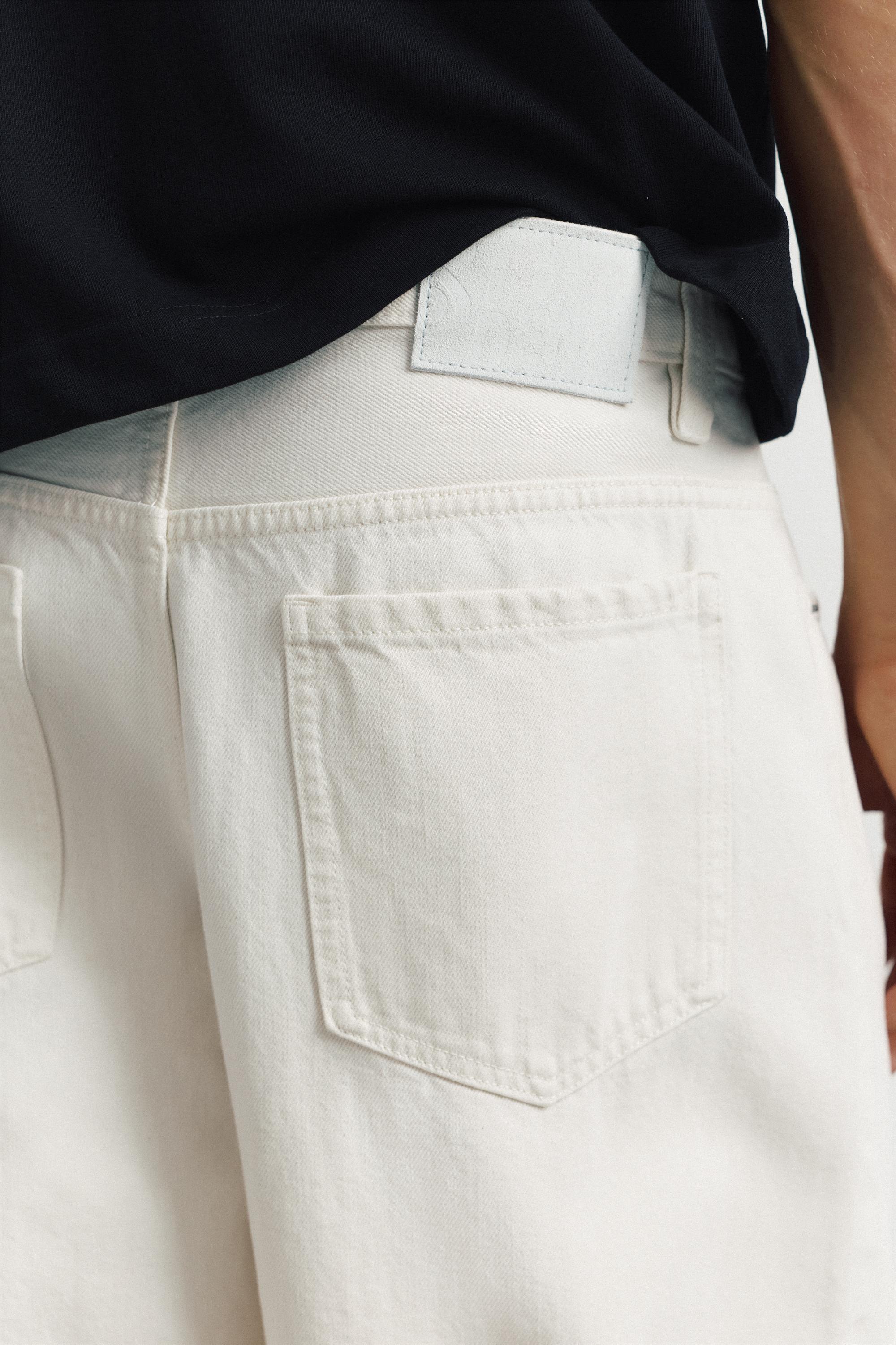 Baggy balloon jeans — White