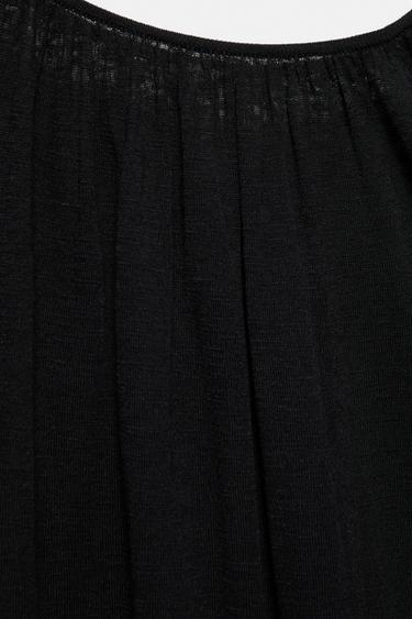 Fine knit cut-out top — Black 6