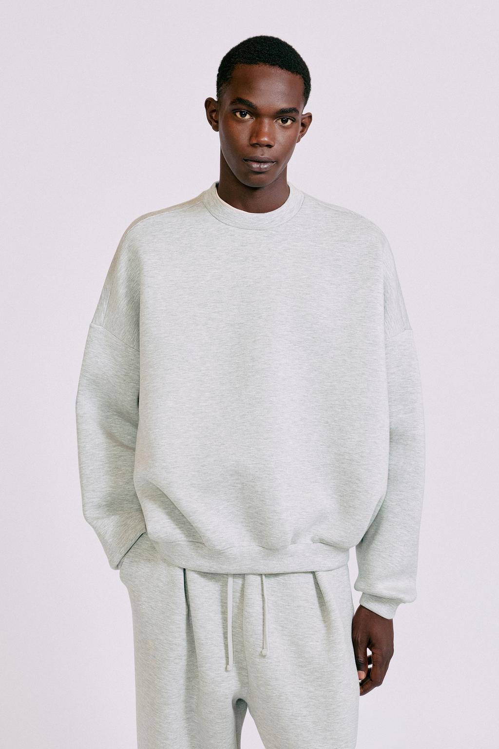 Pull&Bear İnterlok dəyirmi boyun sviter