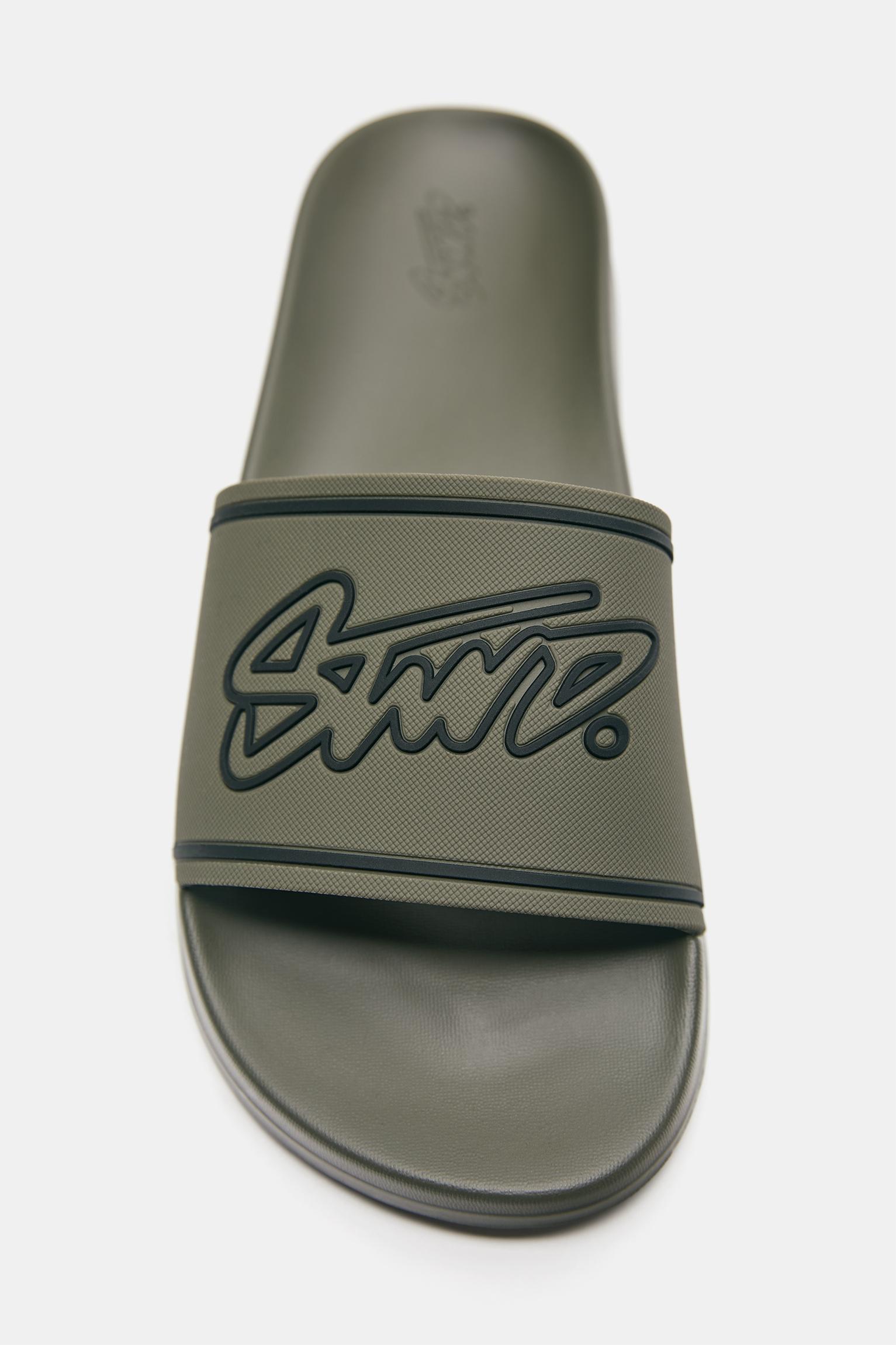 STWD logolu kauçuk sandalet - Görsel 34