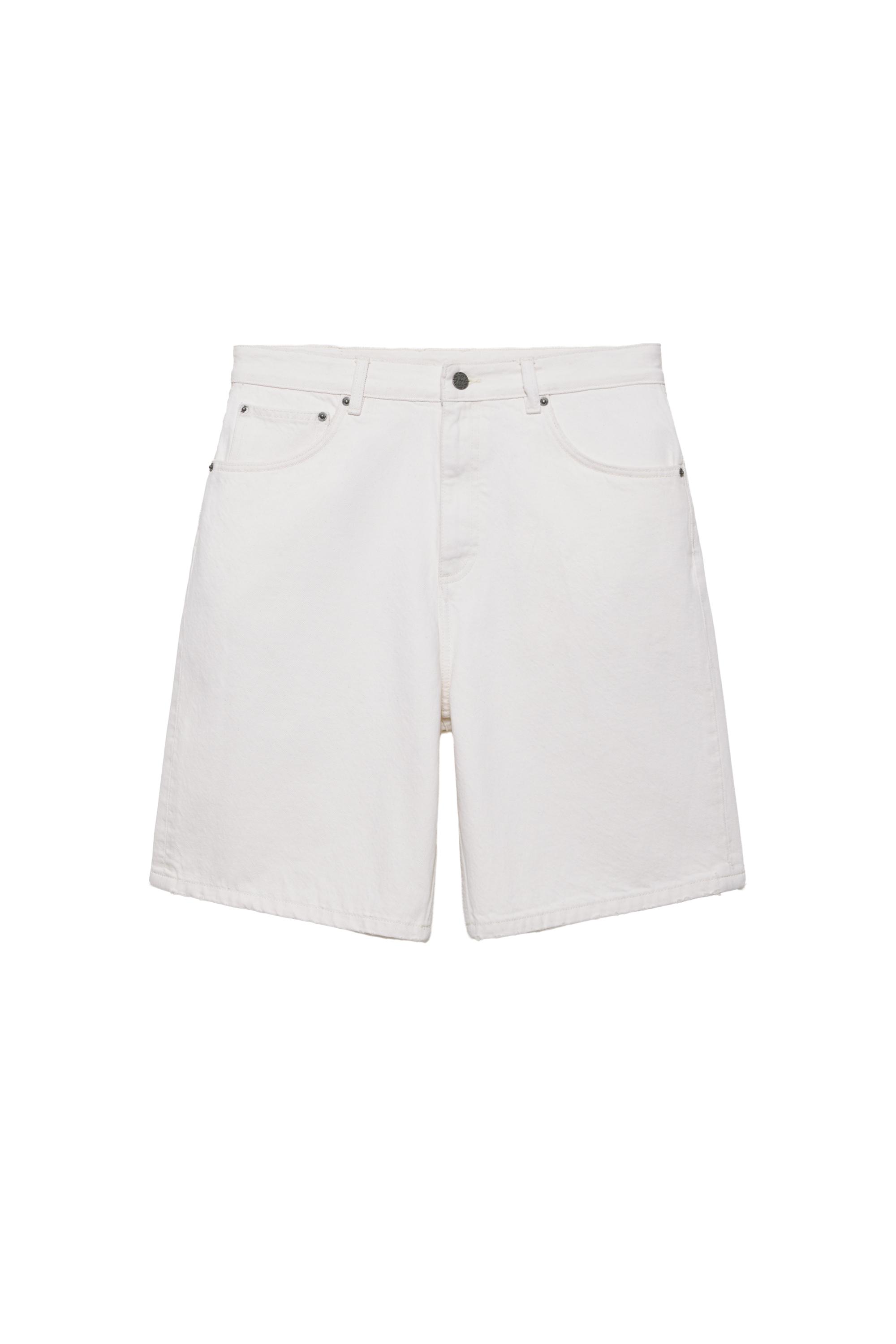 Baggy denim bermuda - Görsel 62