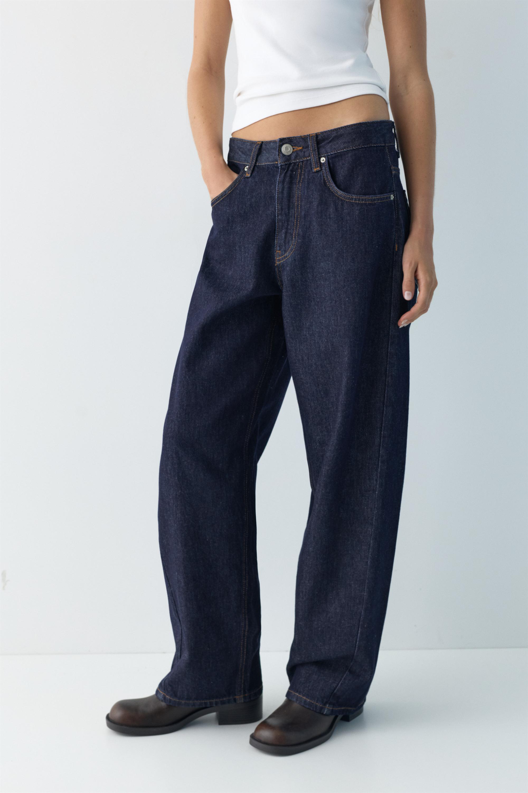 Düşük bel barrel jean - Görsel 54