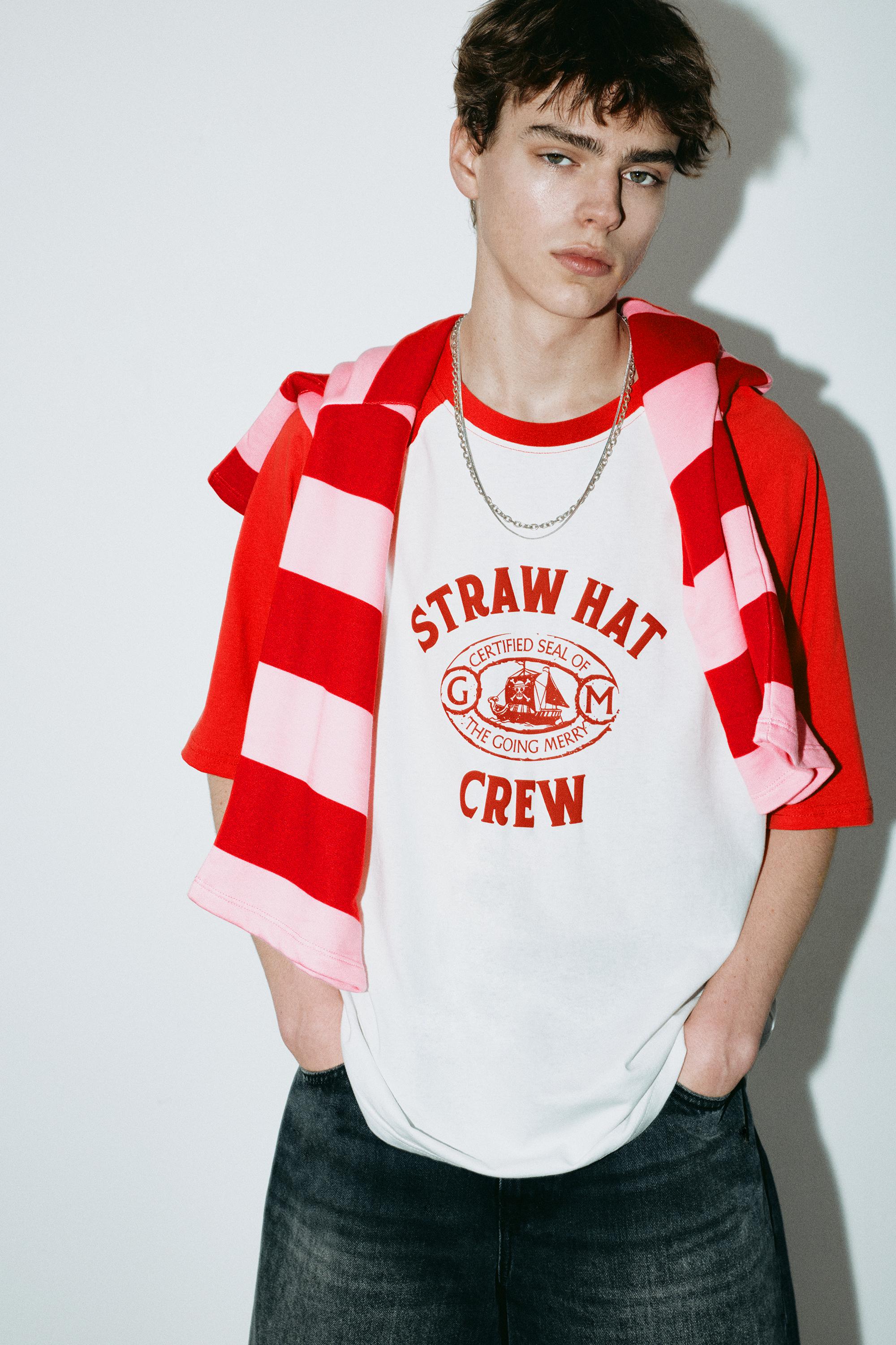 One Piece T-shirt — Reddish