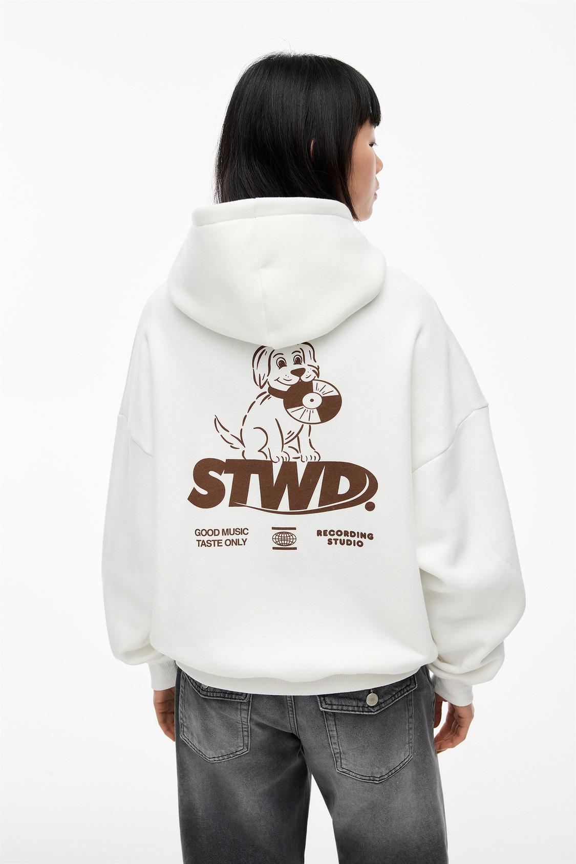 Stwd Pull Felpa Viola Pull And Bear Pull And Bear Felpe New Arrivals