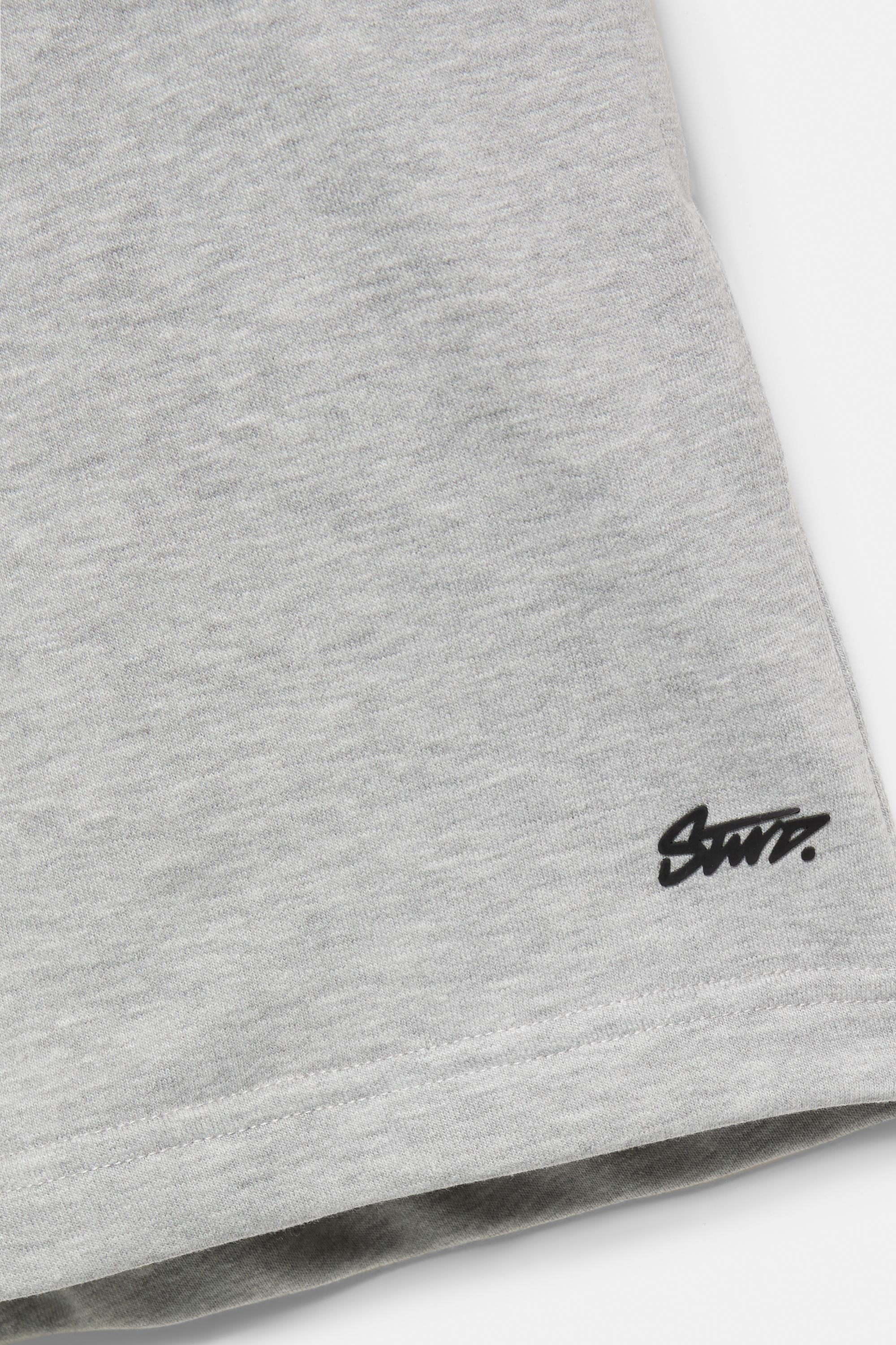 STWD jogger Bermuda shorts — Grey marl