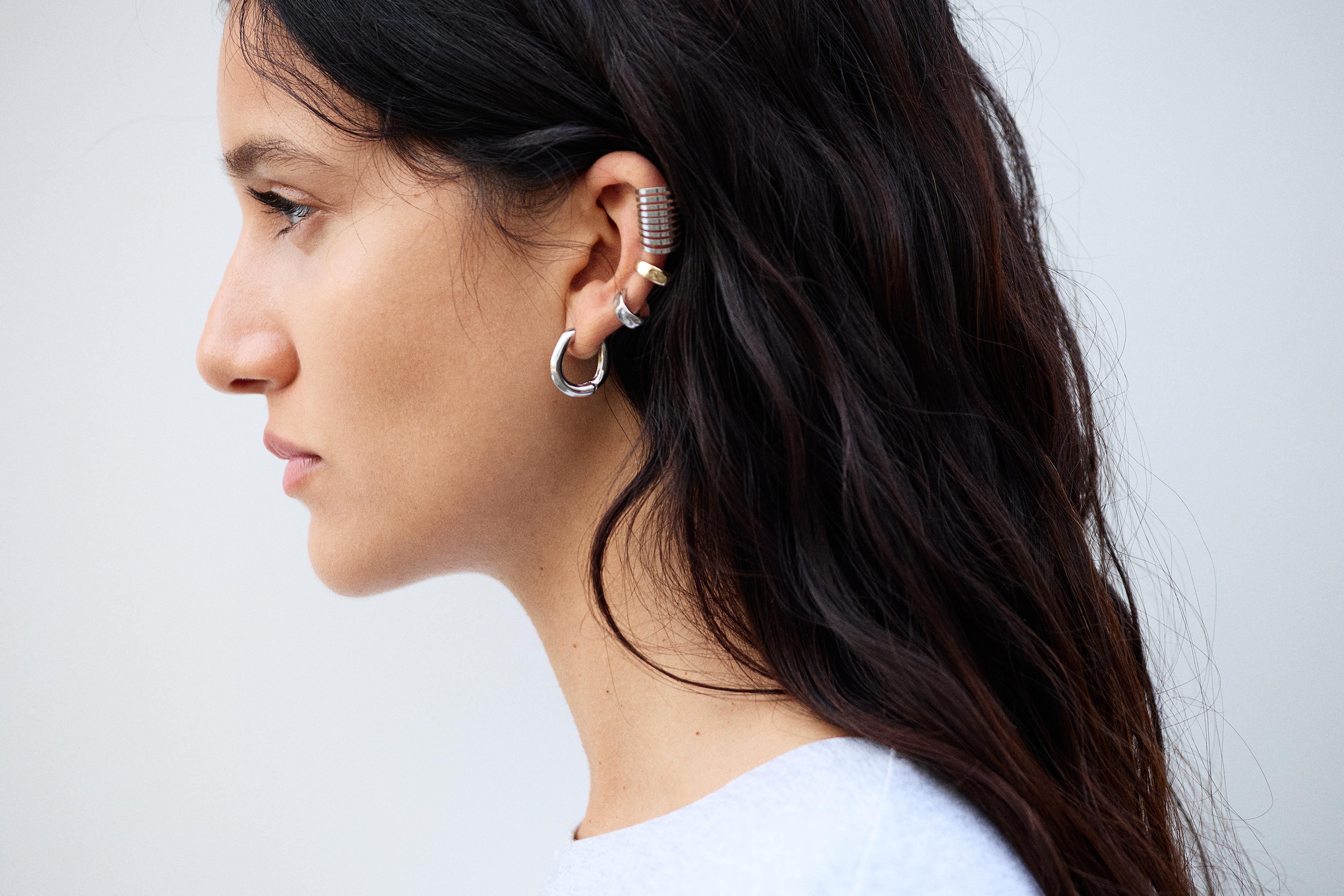 Ear cuff earring pack — Silver