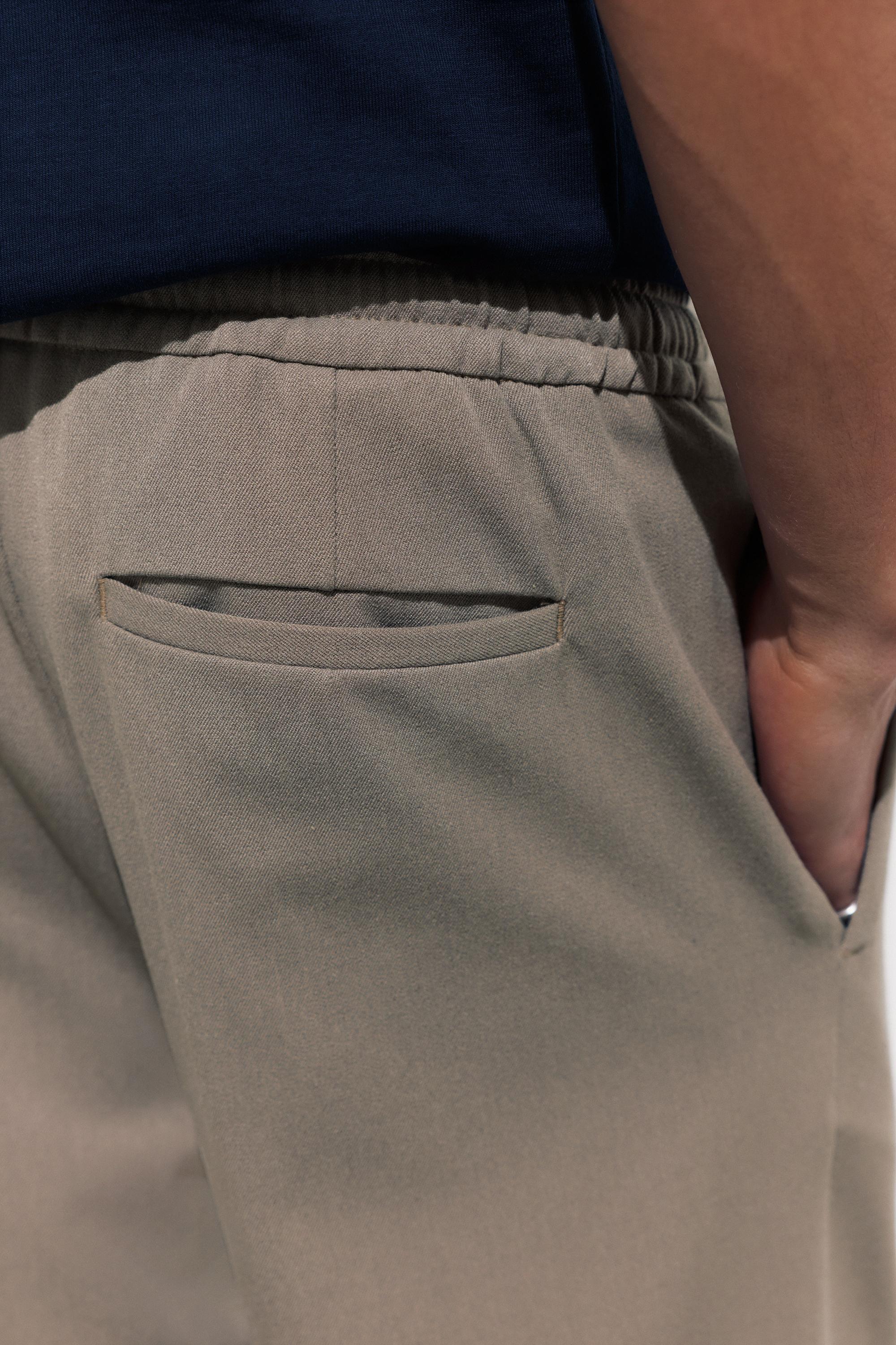 Tailored fit joggers — Taupe