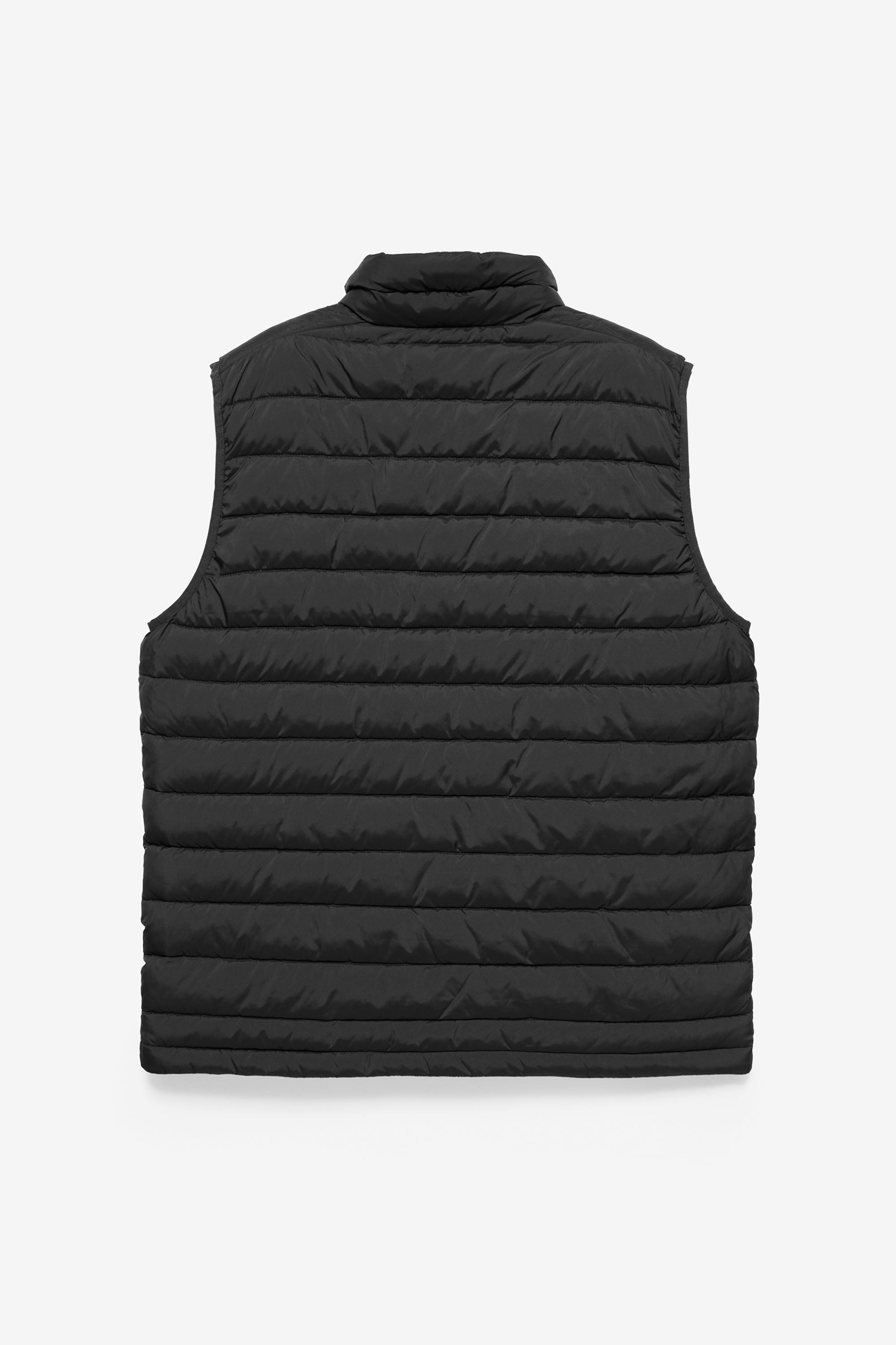 Quilted gilet — Black