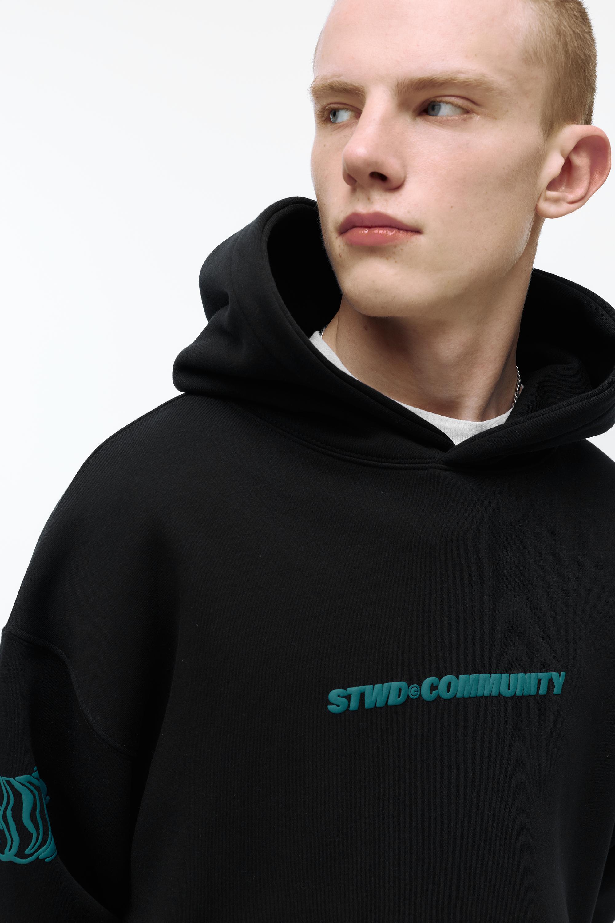 STWD Community hoodie — Black