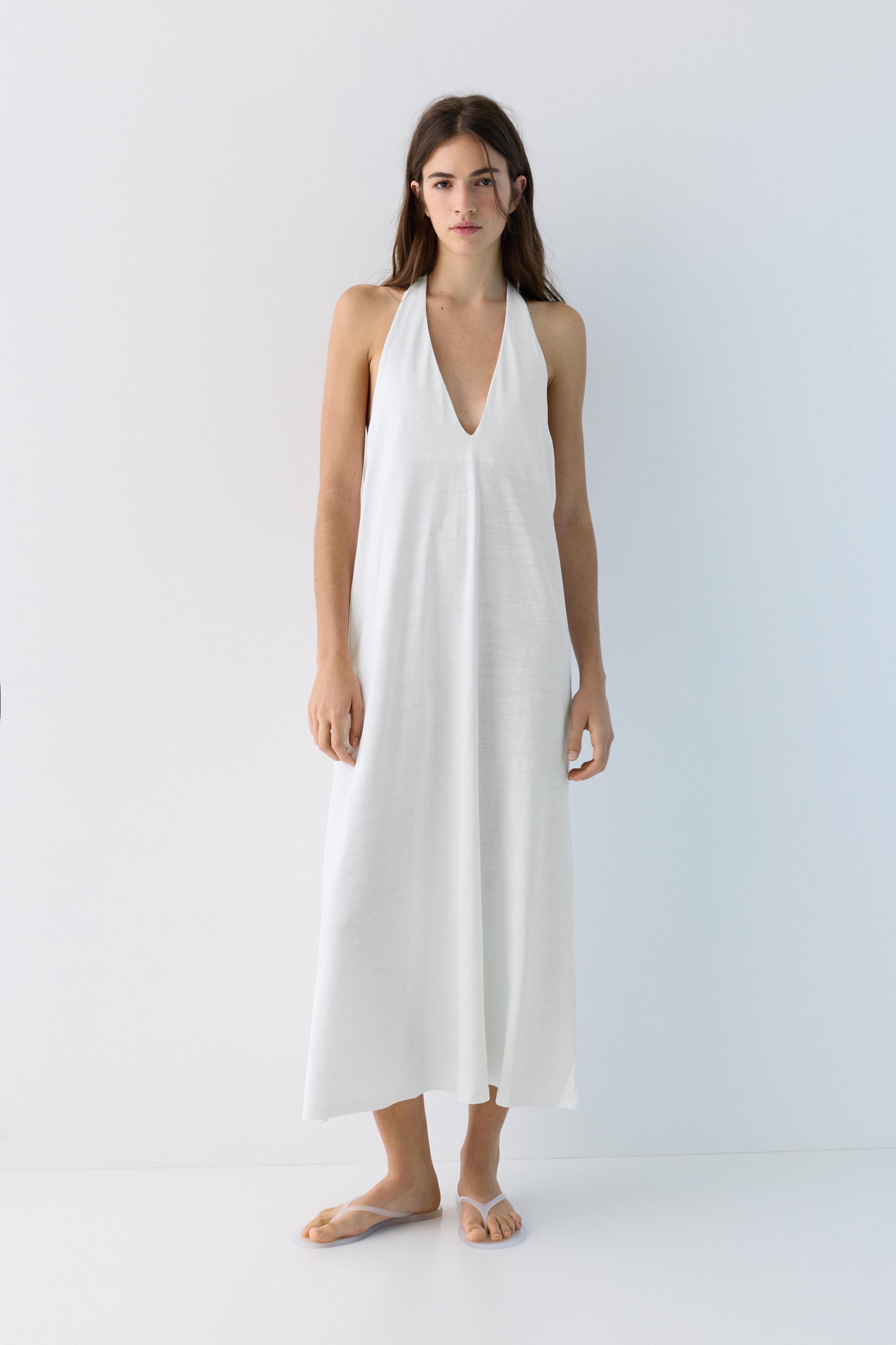 Halter midi elbise - Görsel 36