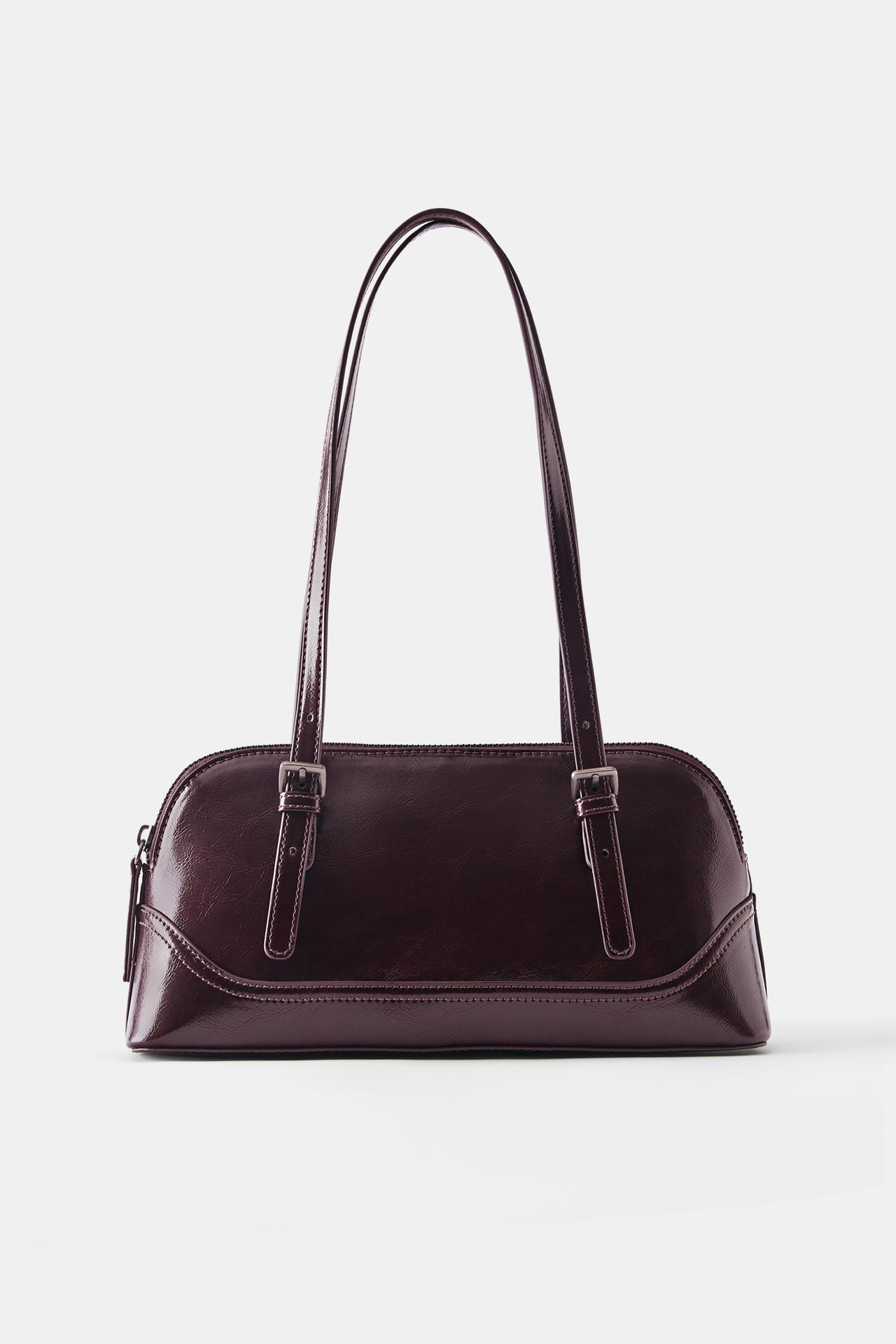 Bowling shoulder bag — Maroon