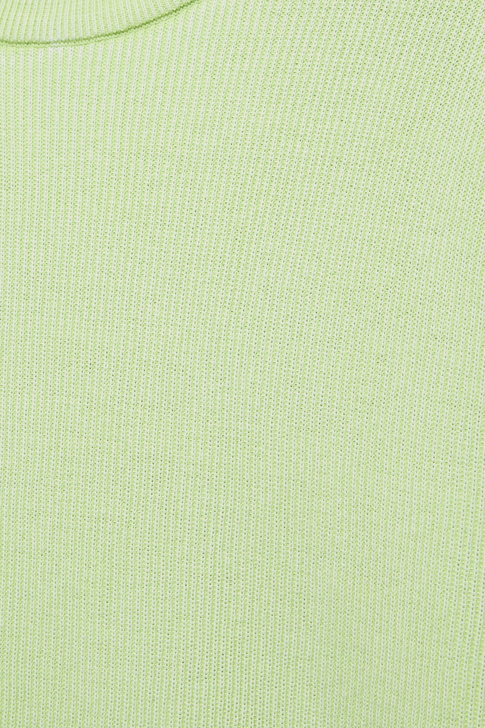 STWD round neck jumper — Faded green