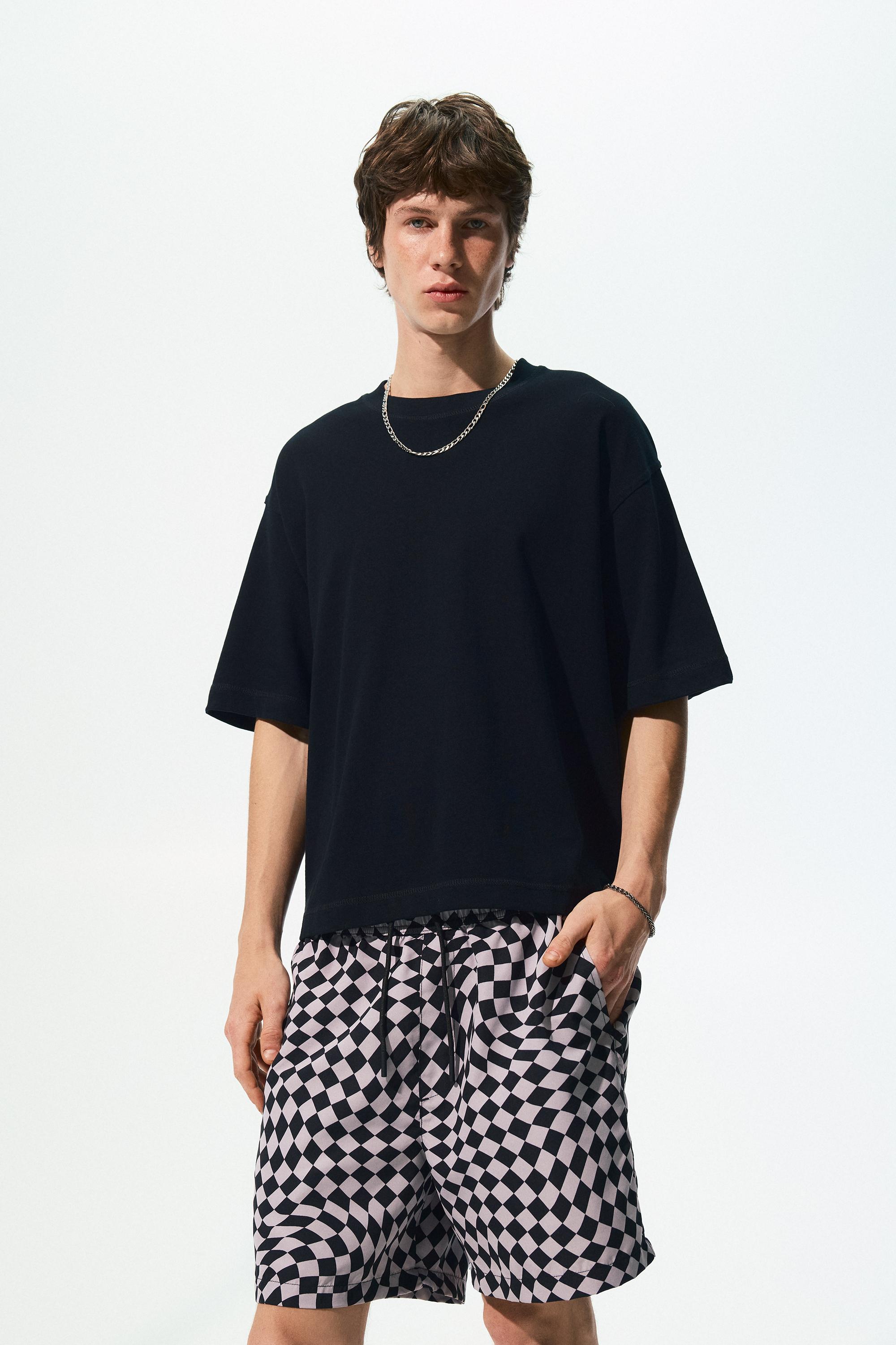 Badeshorts Schachbrettmuster