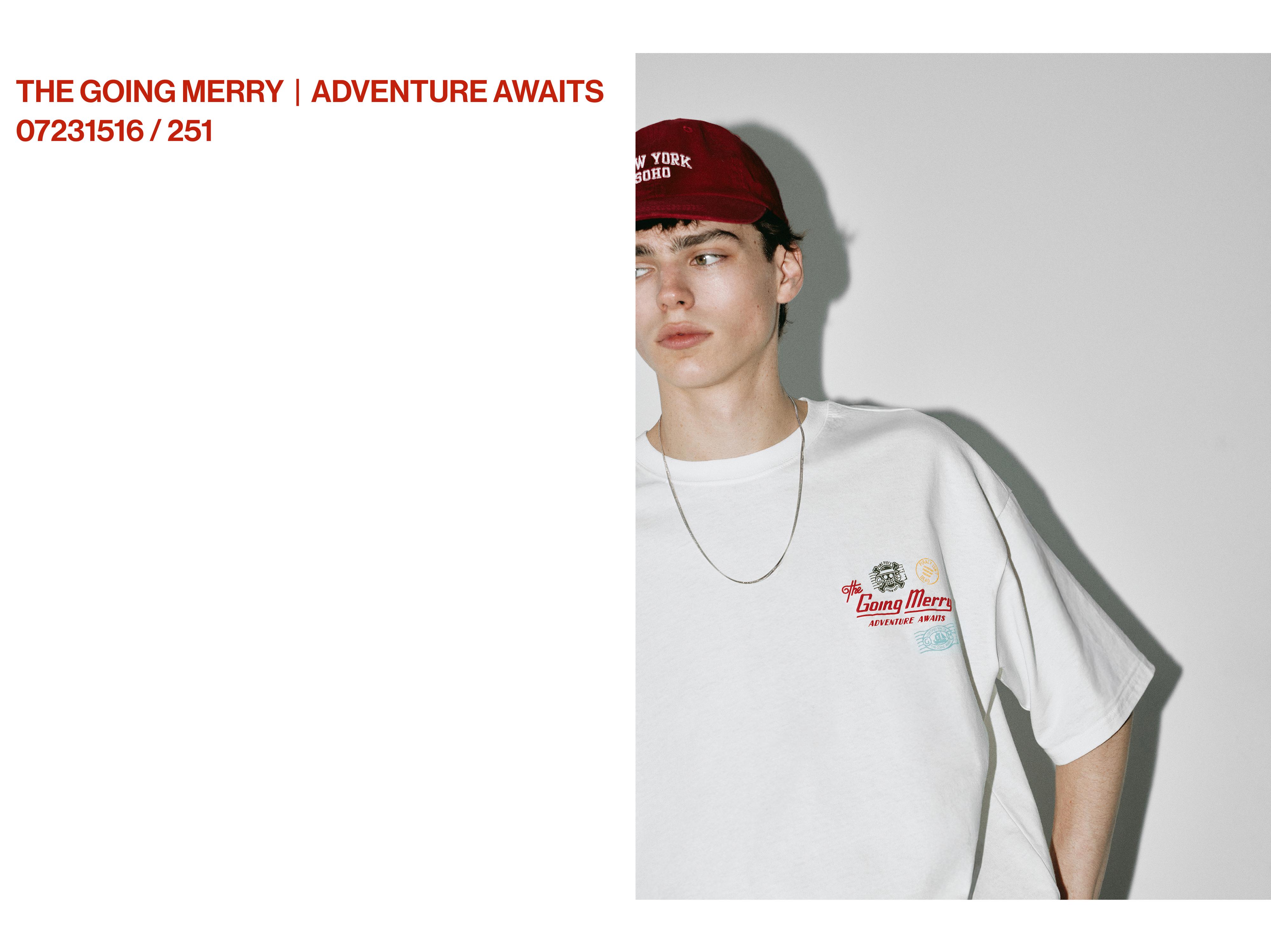 One Piece relaxed fit T-shirt — Off white