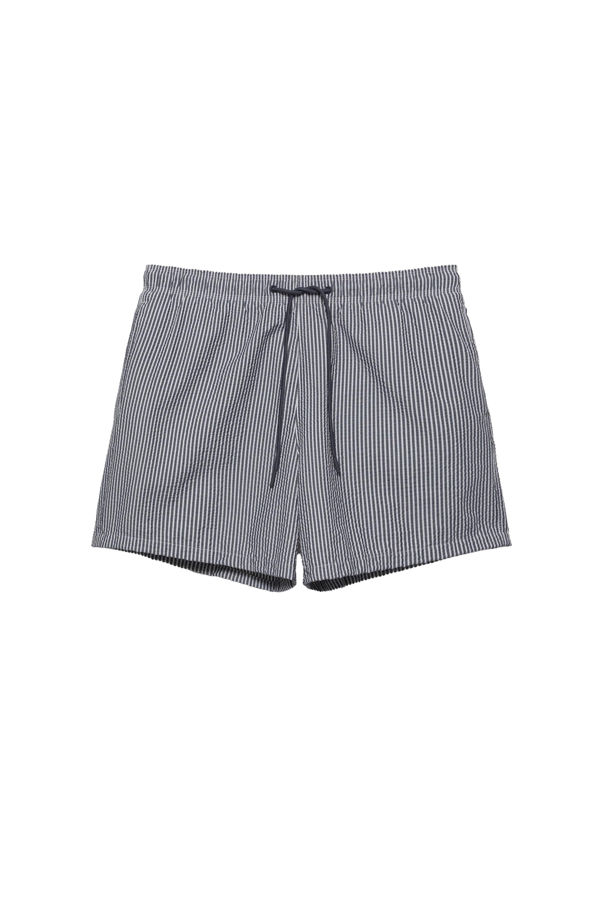 Gofre kumaş çizgili mayo - Görsel 38