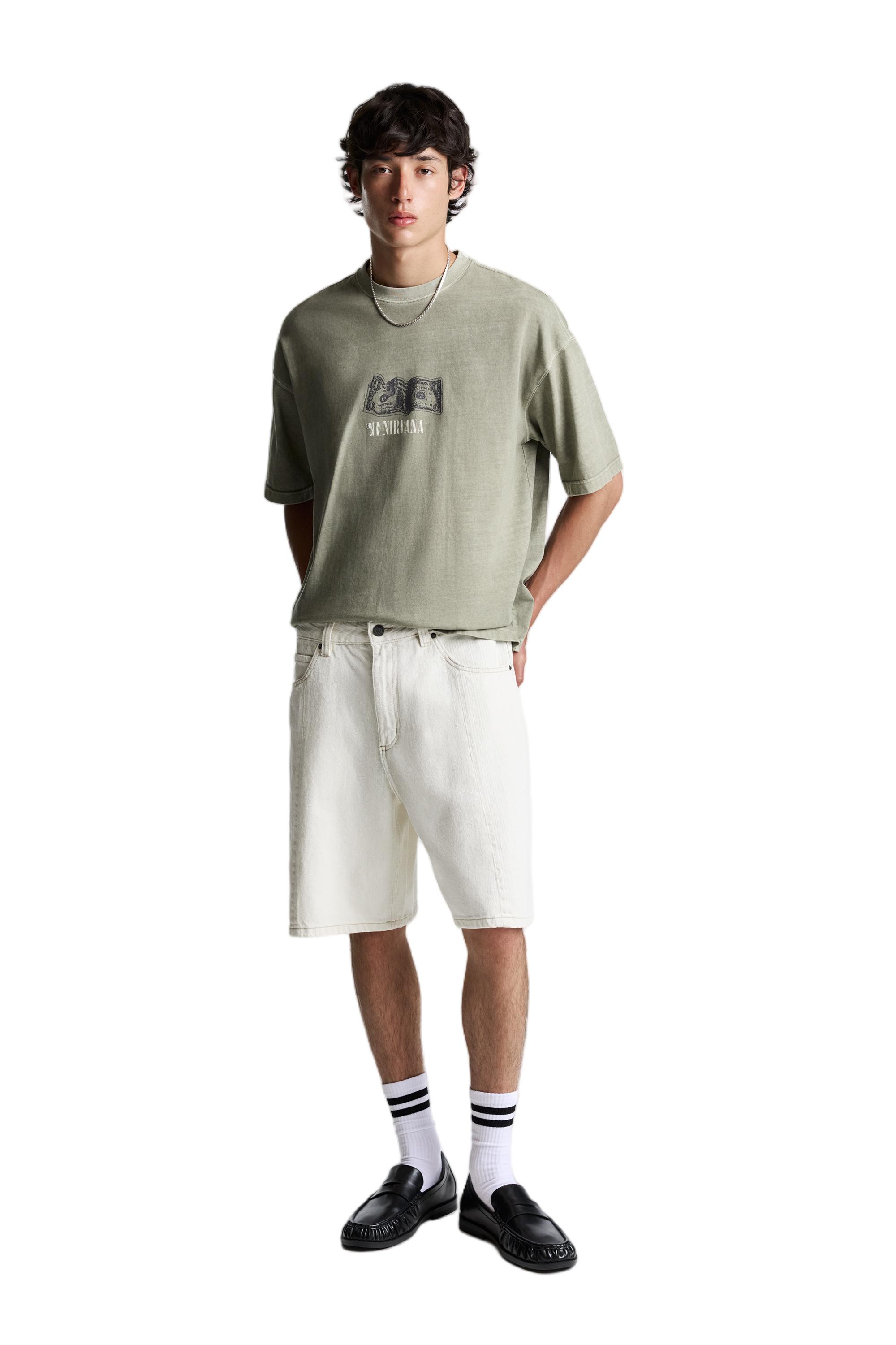 Nirvana T-shirt — Khaki