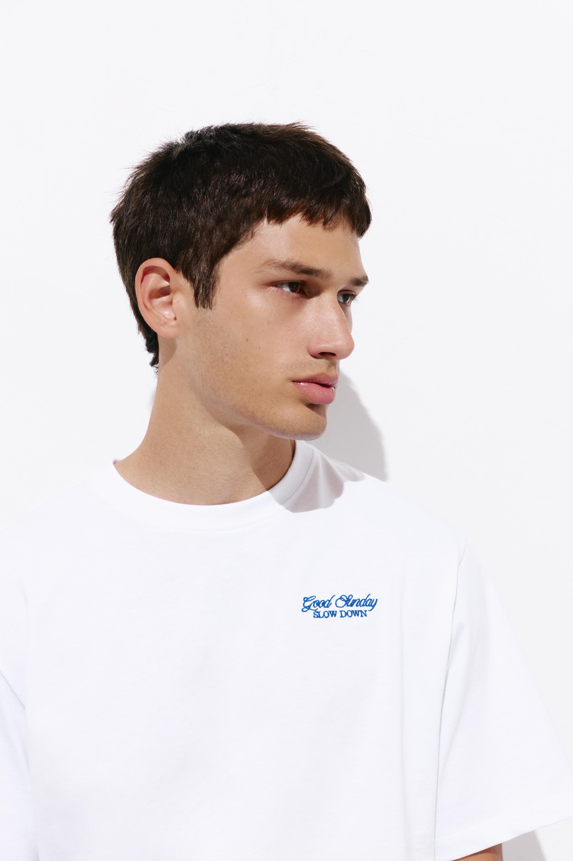 Good Sunday graphic T-shirt — Off white
