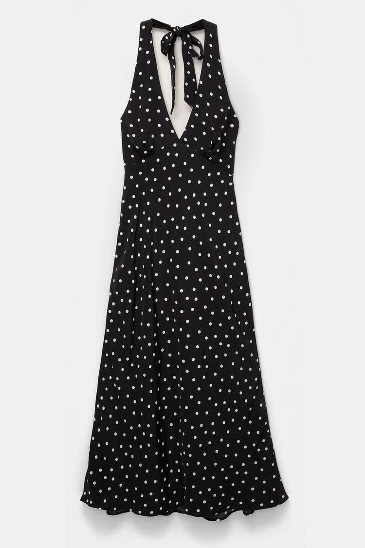 Polka Dot Midi Dress