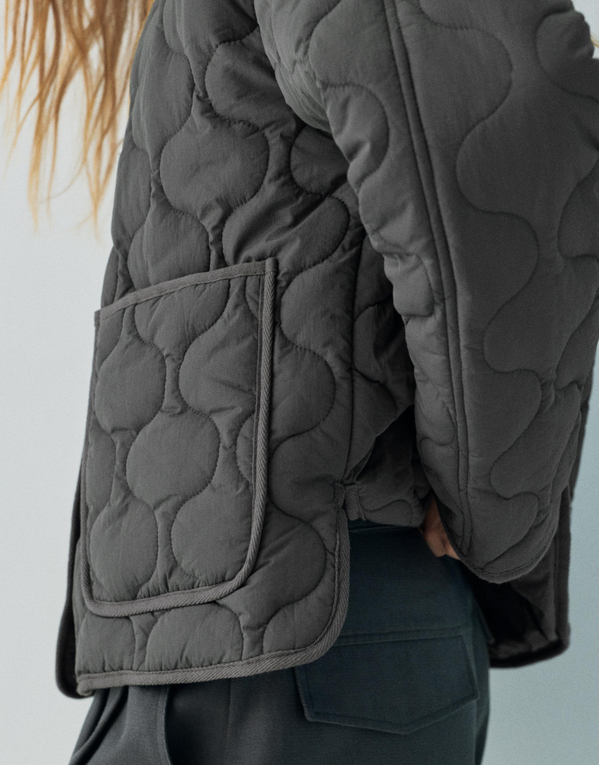 Lightweight padded jacket — Anthracite grey