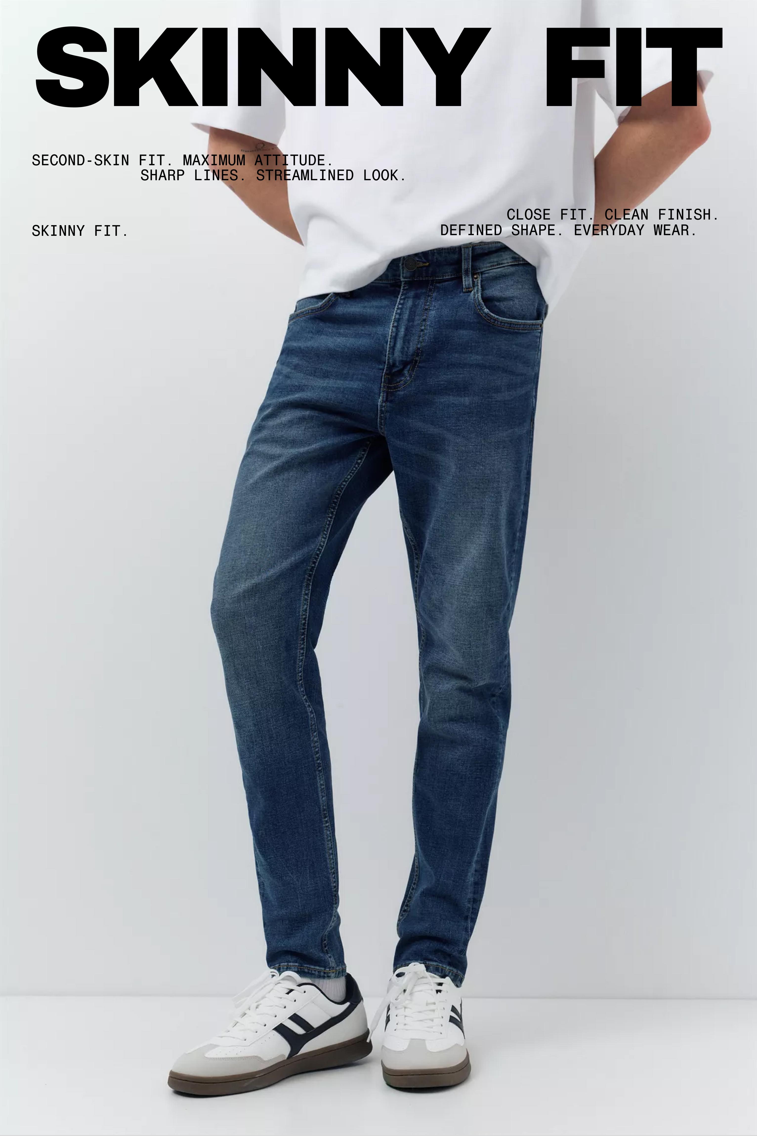 Basic skinny jeans — Dark blue