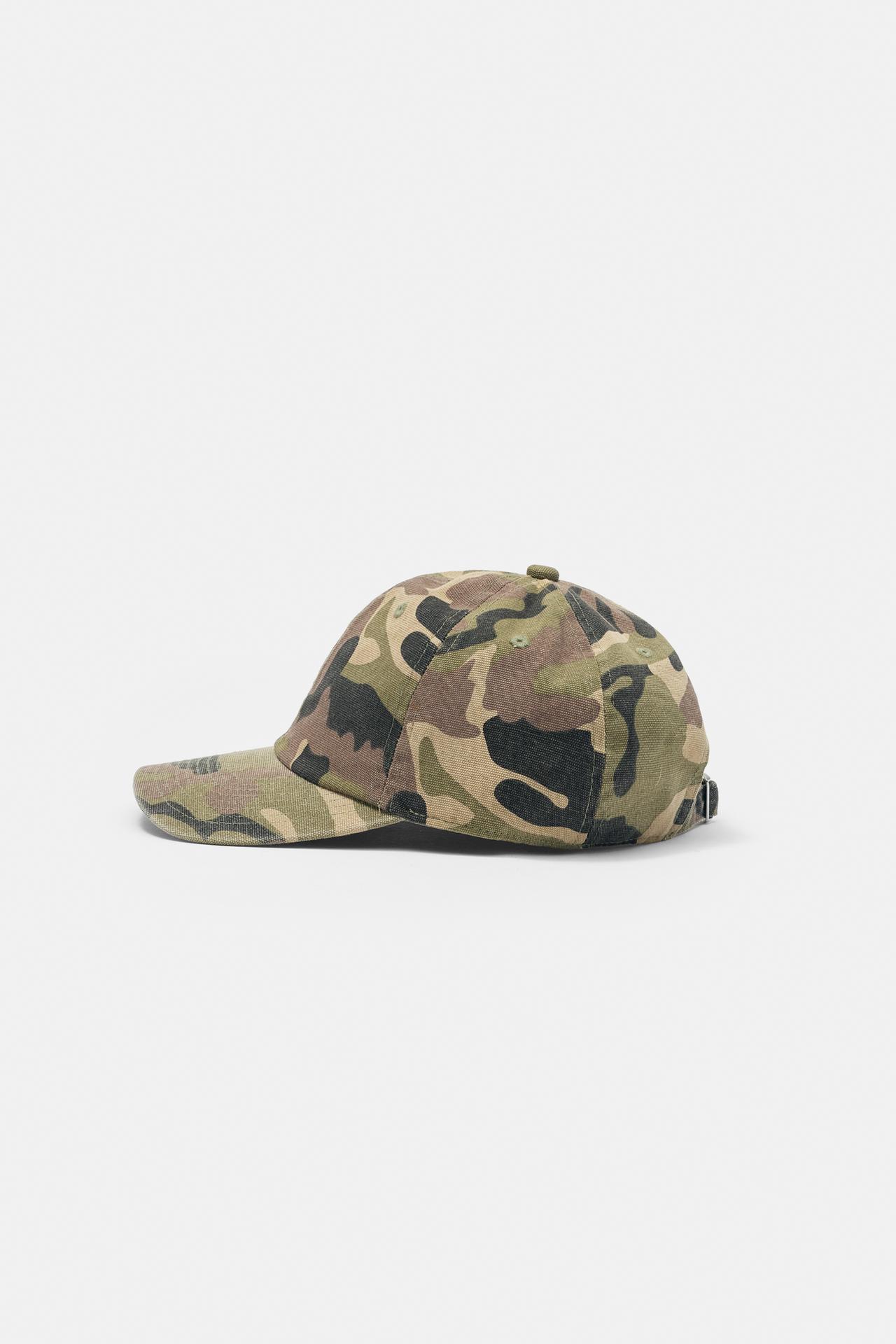 Printed cap — Green