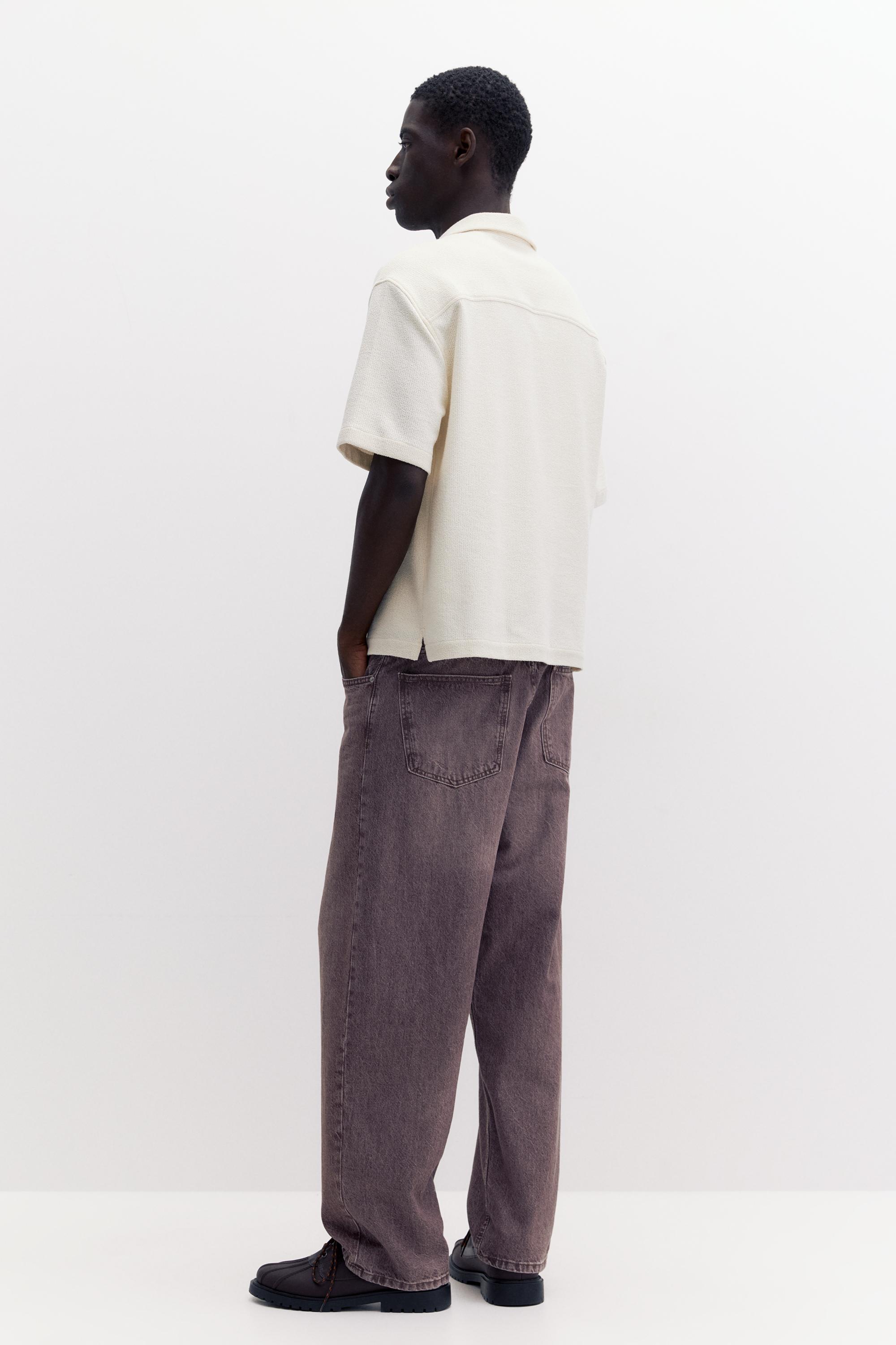 Terrycloth short sleeve shirt — Off white