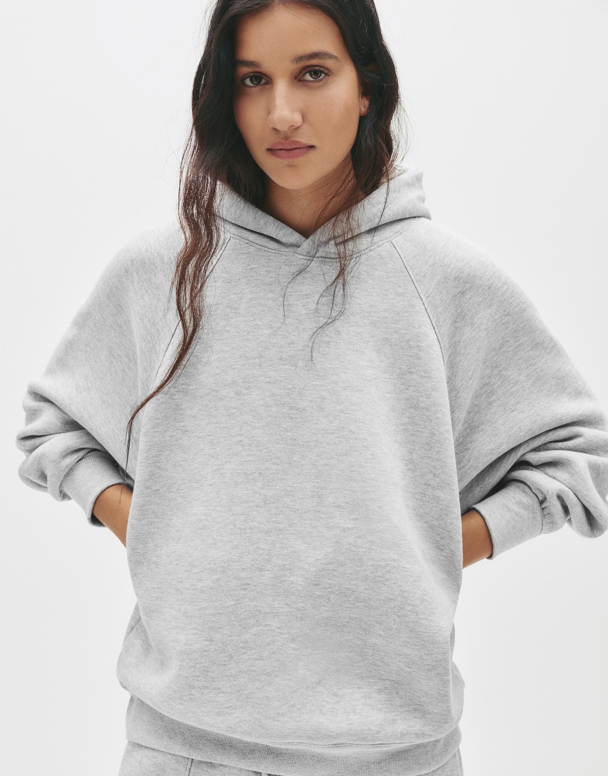 Oversize kapüşonlu sweatshirt - Görsel 27