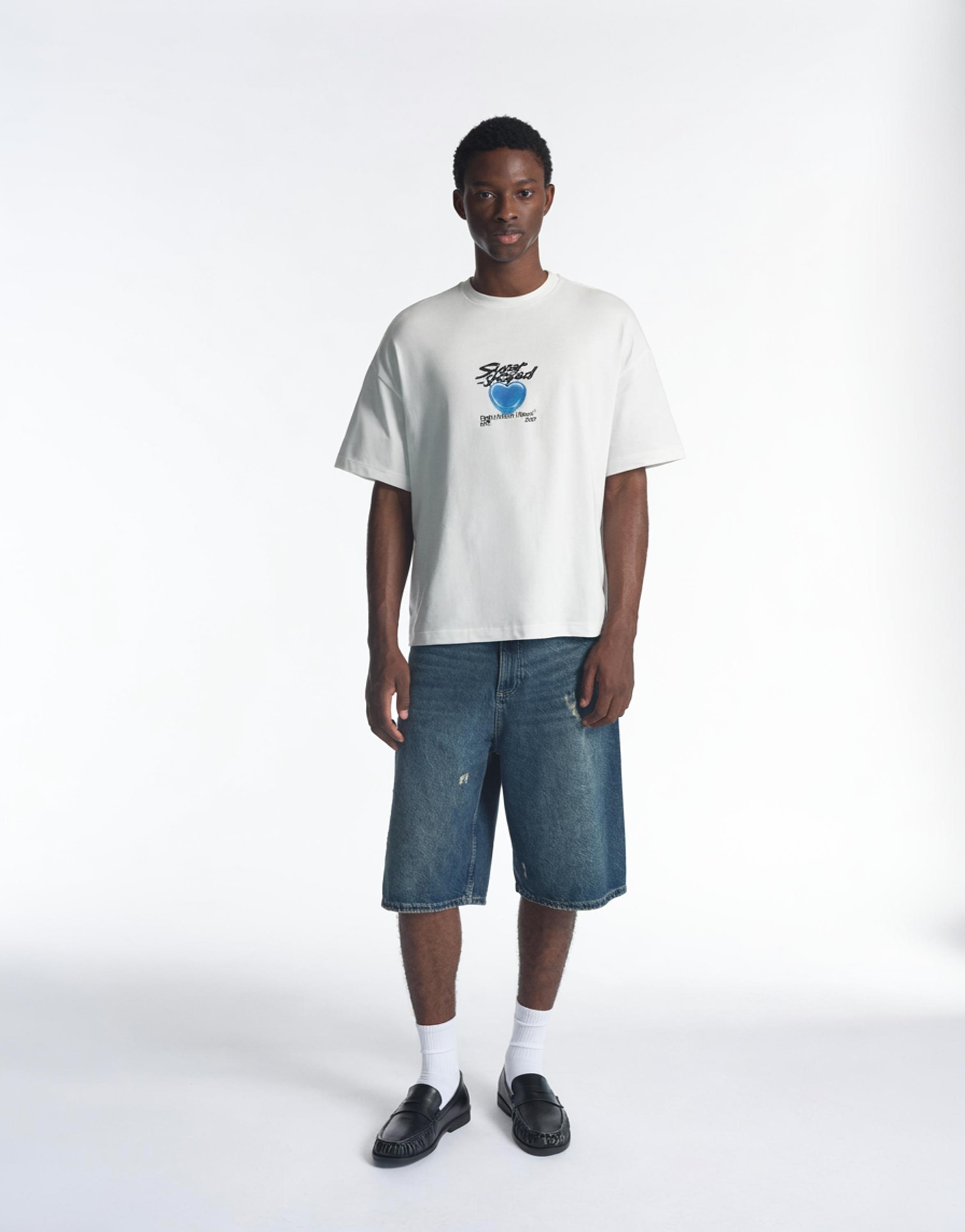 STWD Sweet Candy graphic T-shirt — White