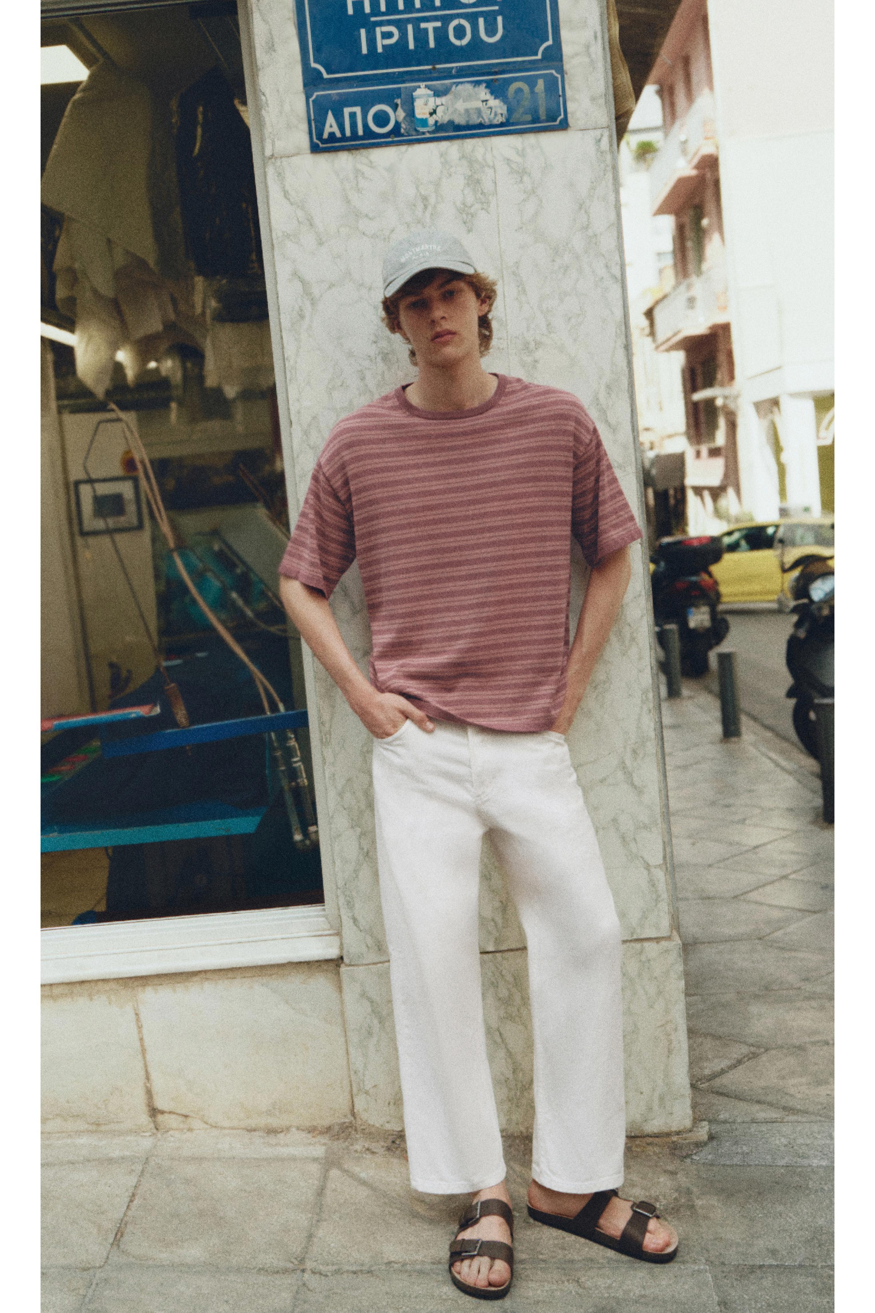 Tapered jeans — White
