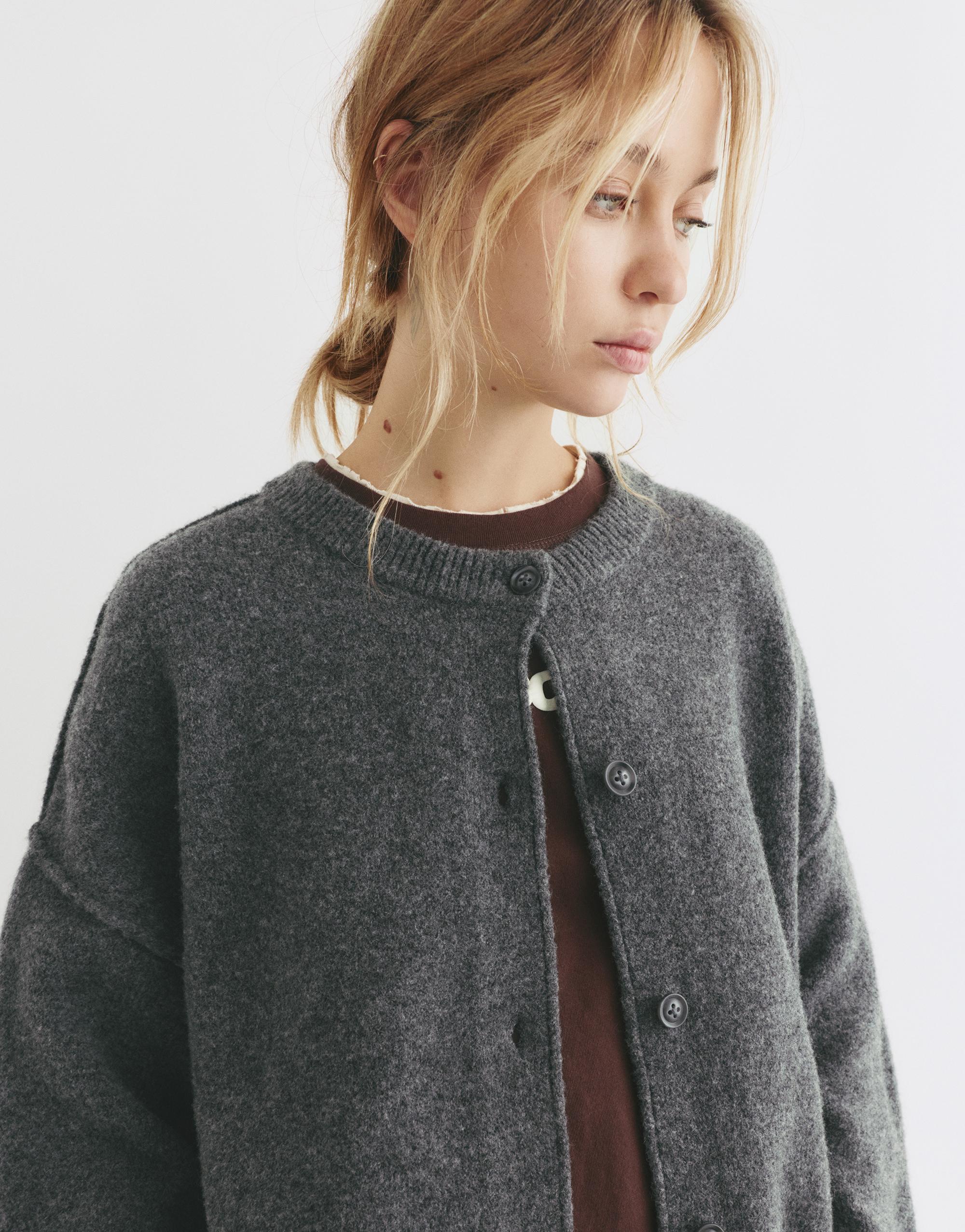 Yumuşak örgü hırka - Görsel 32