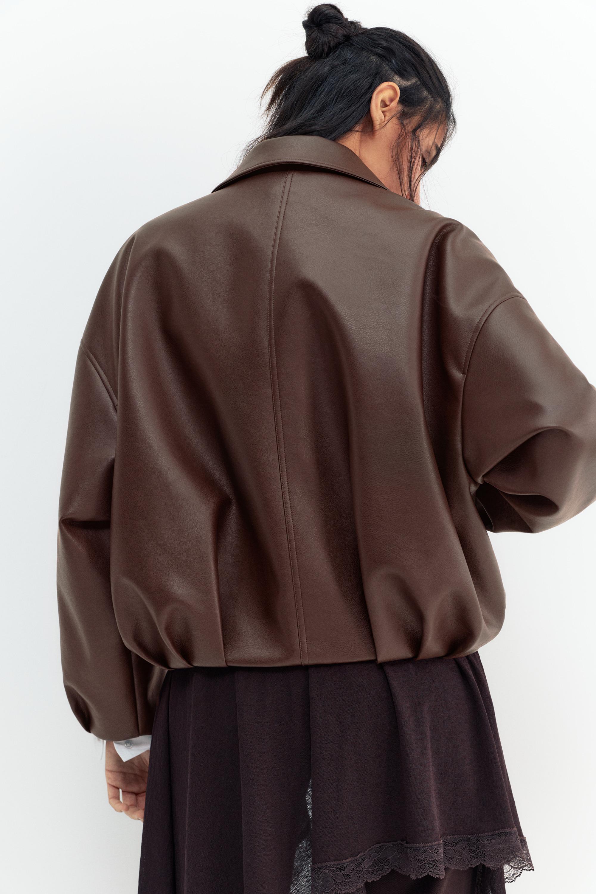 Suni deri balon ceket - Görsel 48