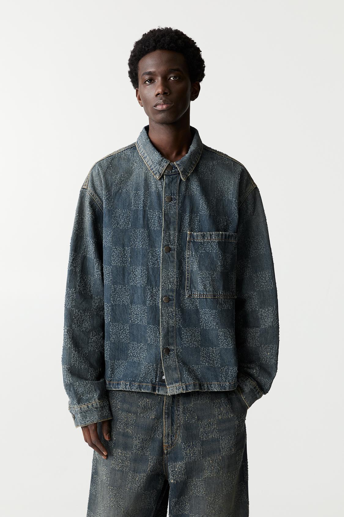 Karierte Jacke Hemdjacke Mit Kapuze Damen Schwarz Weiß