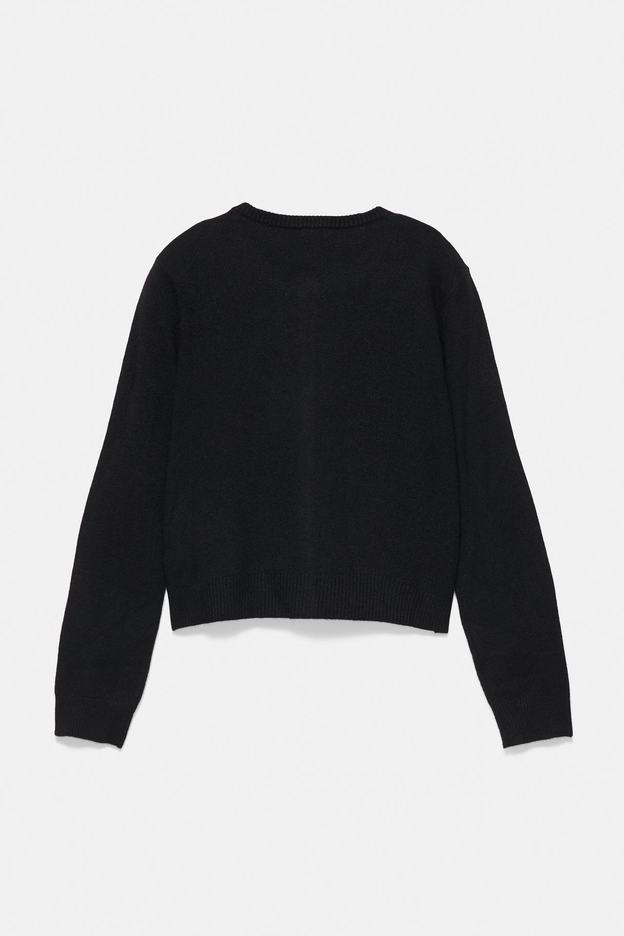 Basic cardigan — Black