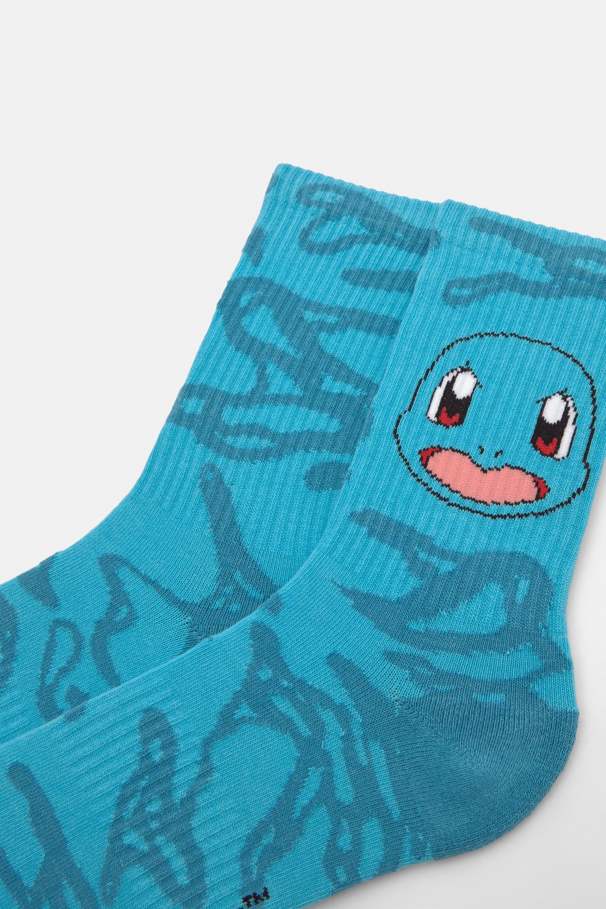 Pokémon Squirtle Socks — Sky blue