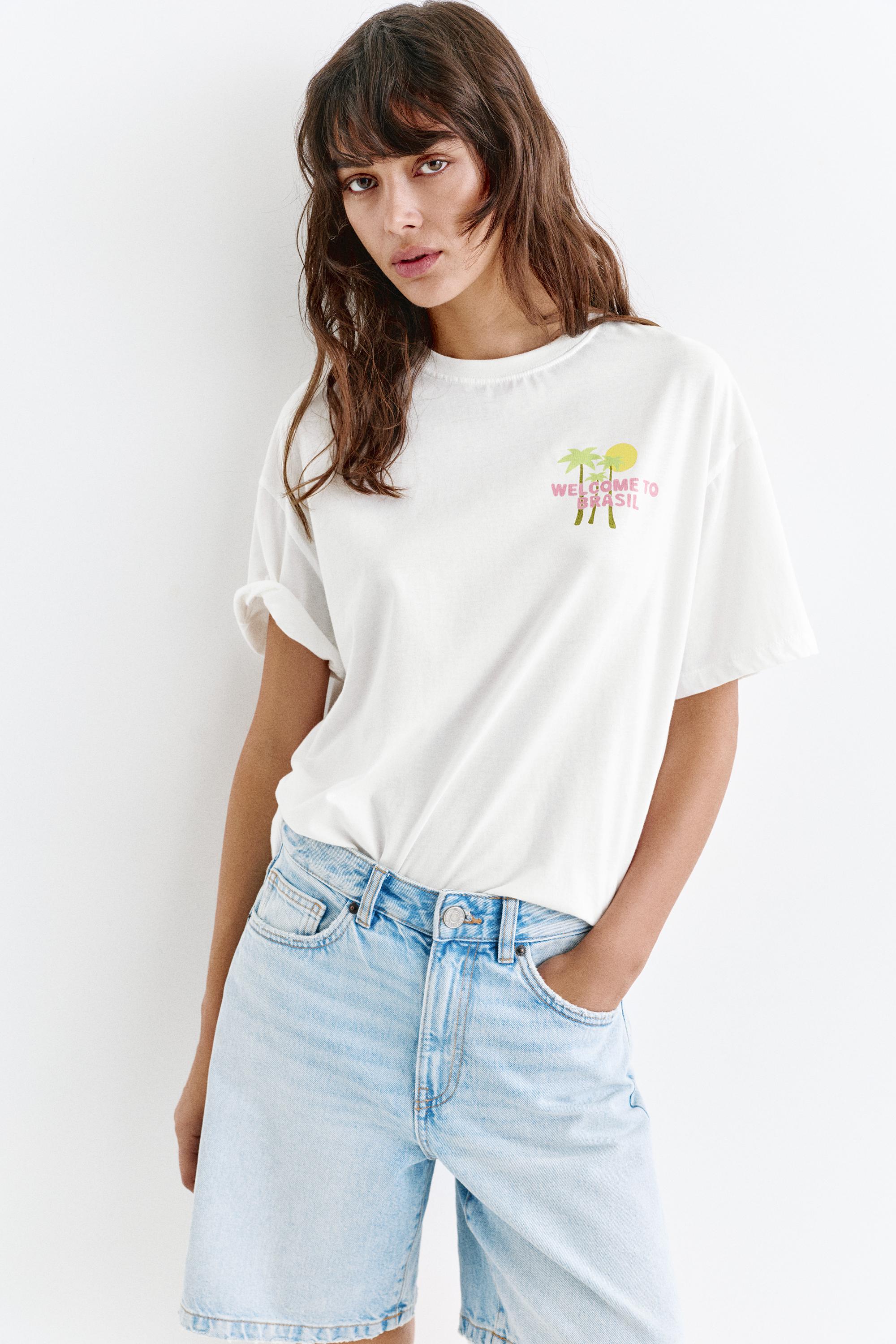 Brazil graphic T-shirt — Ice