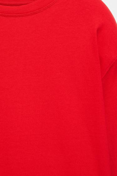 Oversize long sleeve T-shirt — Red 7