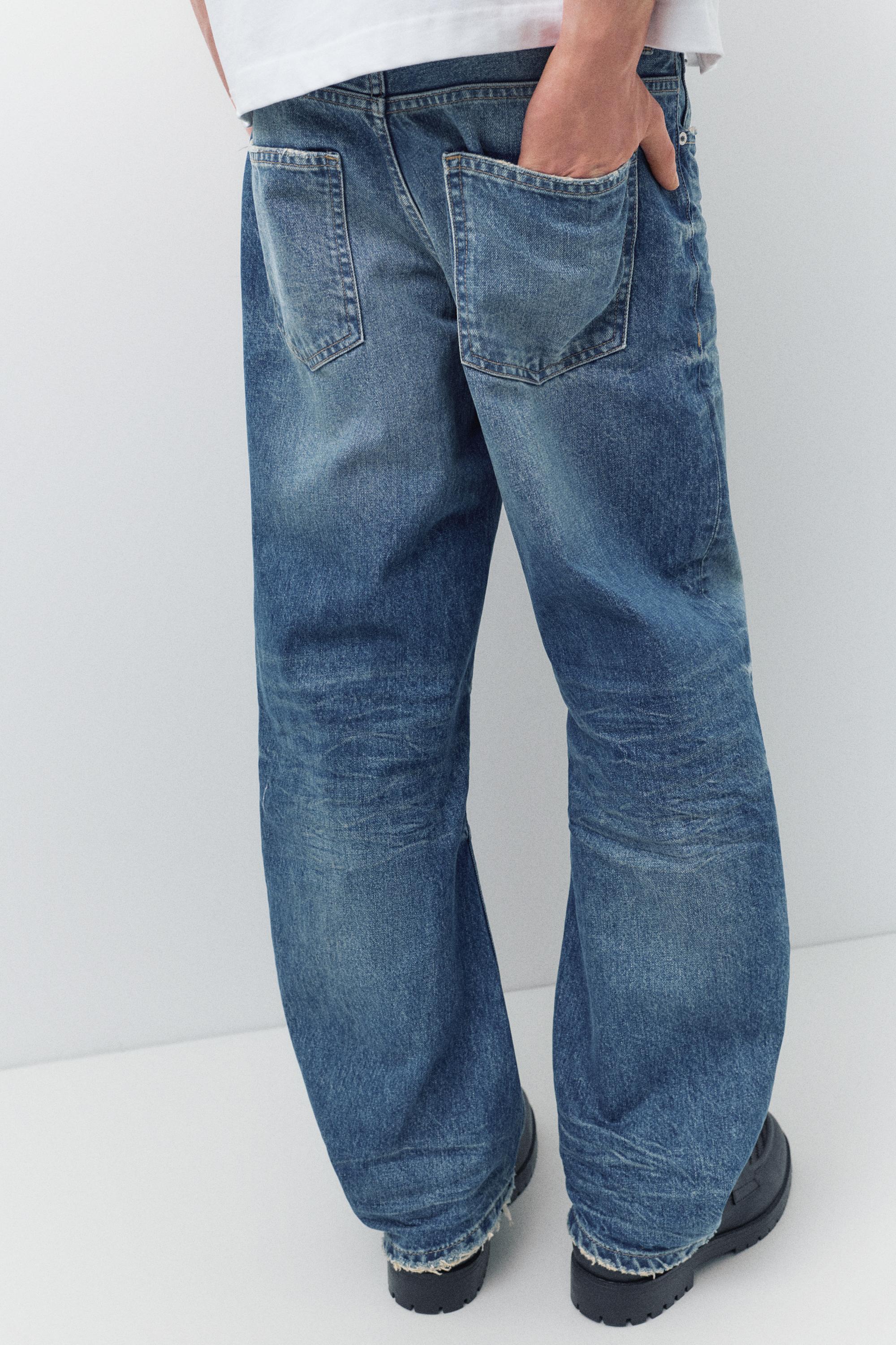 Düşük bel bol kesim jean - Görsel 52